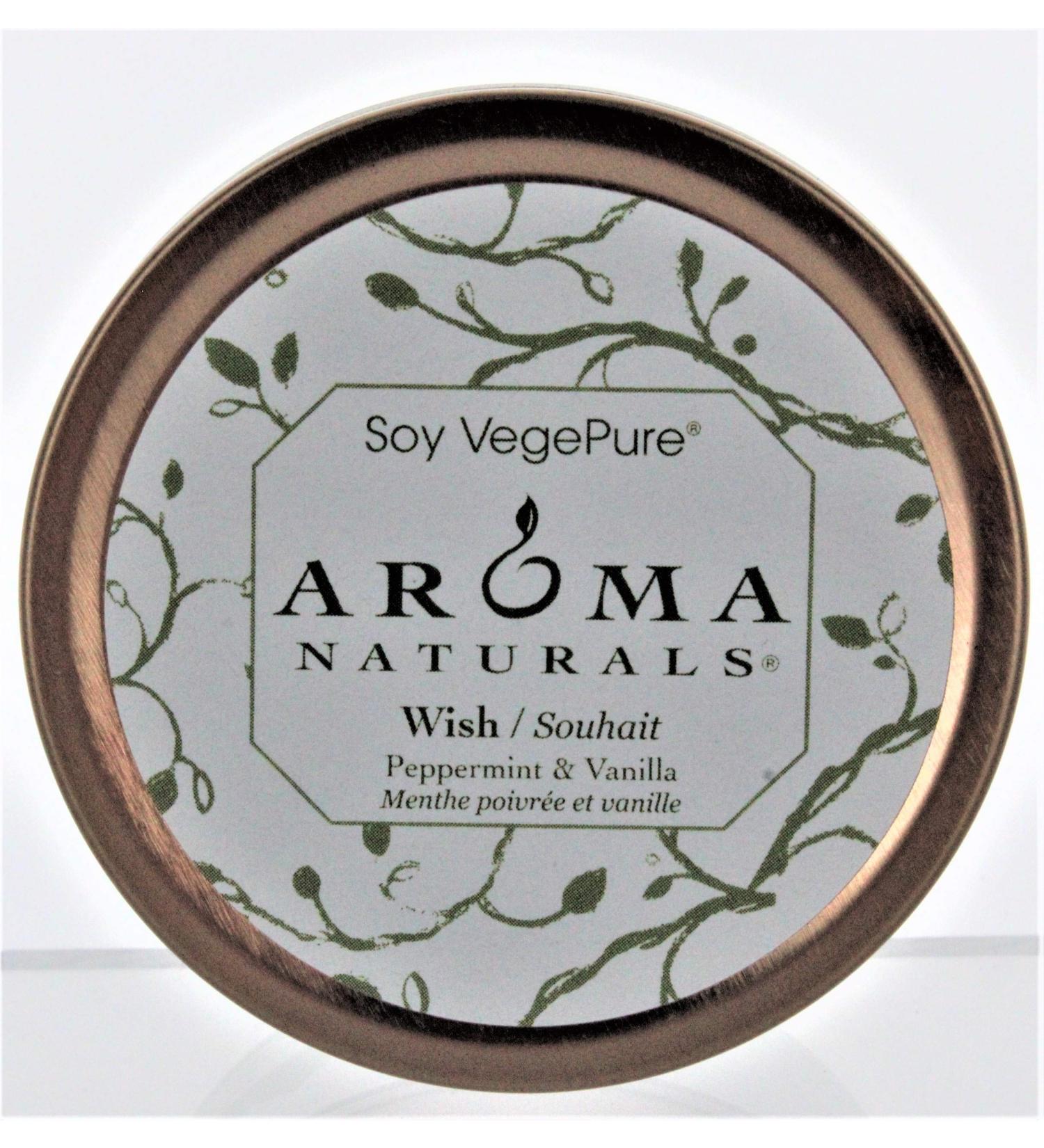Shop Aroma Naturals Wish Peppermint Vanilla Tin | Premium Aromatherapy | International Shipping Available - Buy Online on GoSupps.com
