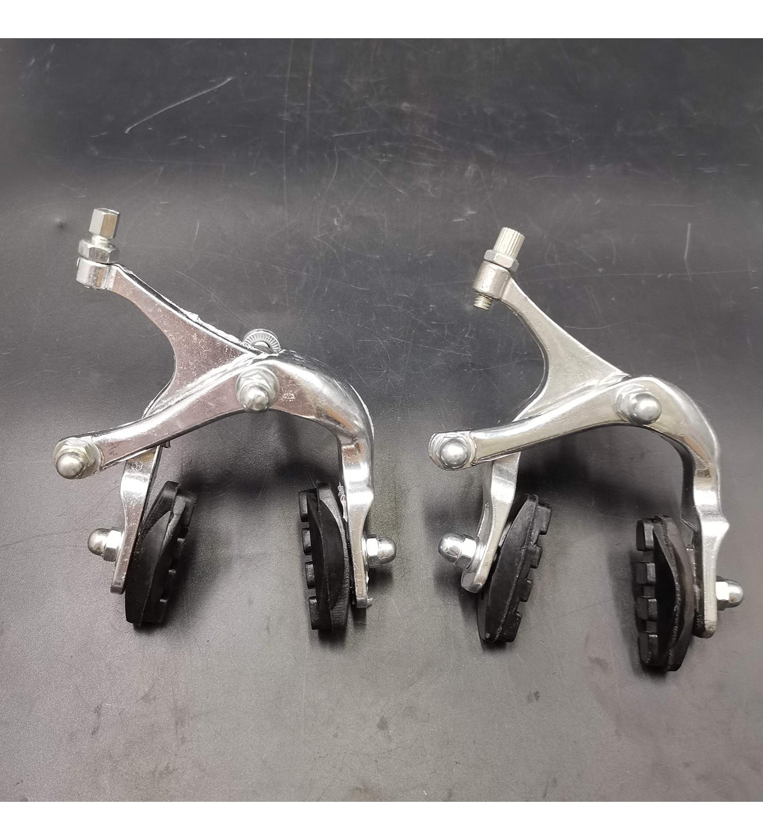 CDHPOWER Aluminum Alloy Bike Disc Brake Set - Front & Rear Side Pull Caliper for Mountain, Folding, and Road Bicycles - Silver - Buy Online on GoSupps.com