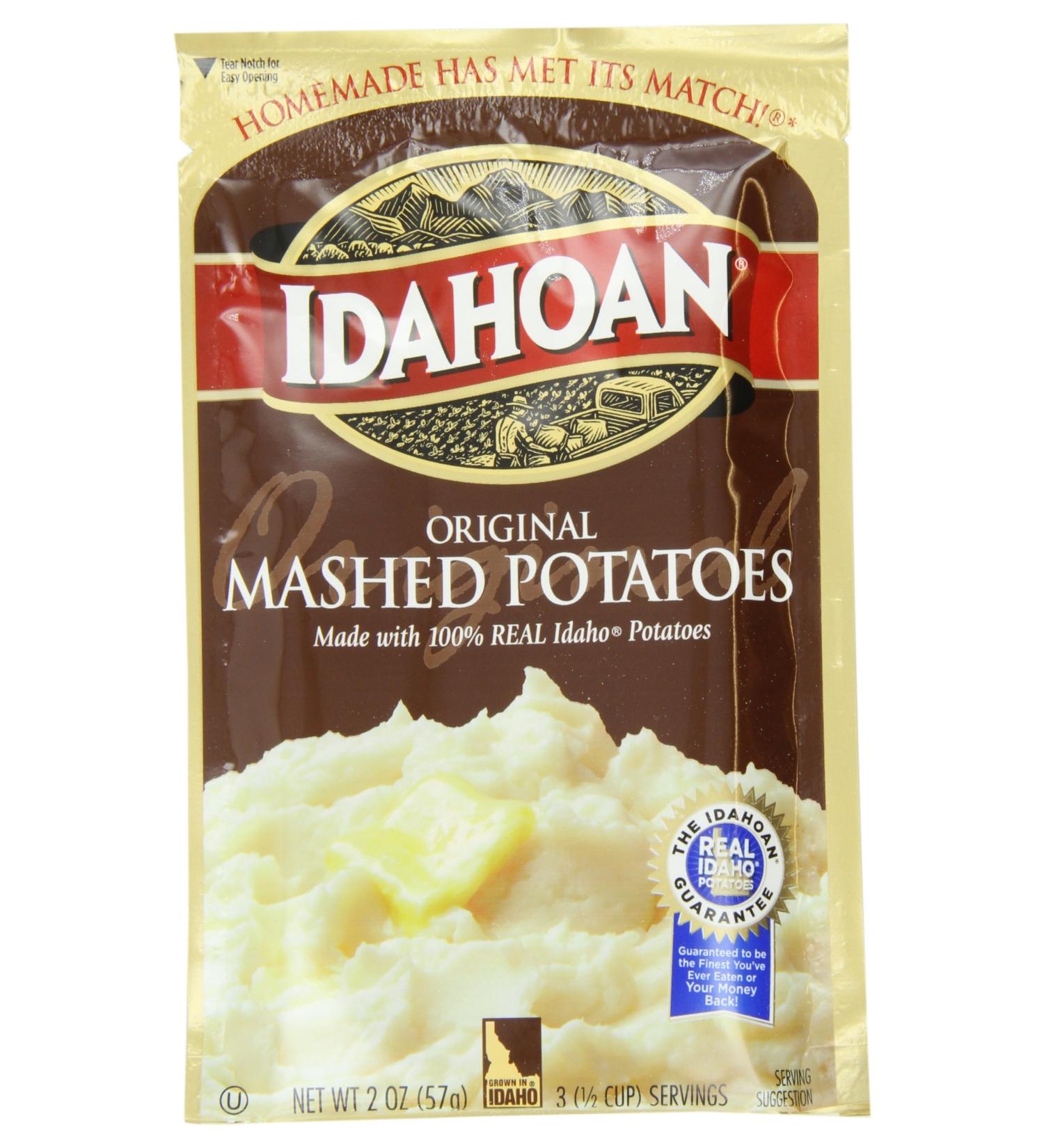 Idahoan Mashed Potatoes Original 2 Ounce (Pack of 24) - Buy Online on GoSupps.com