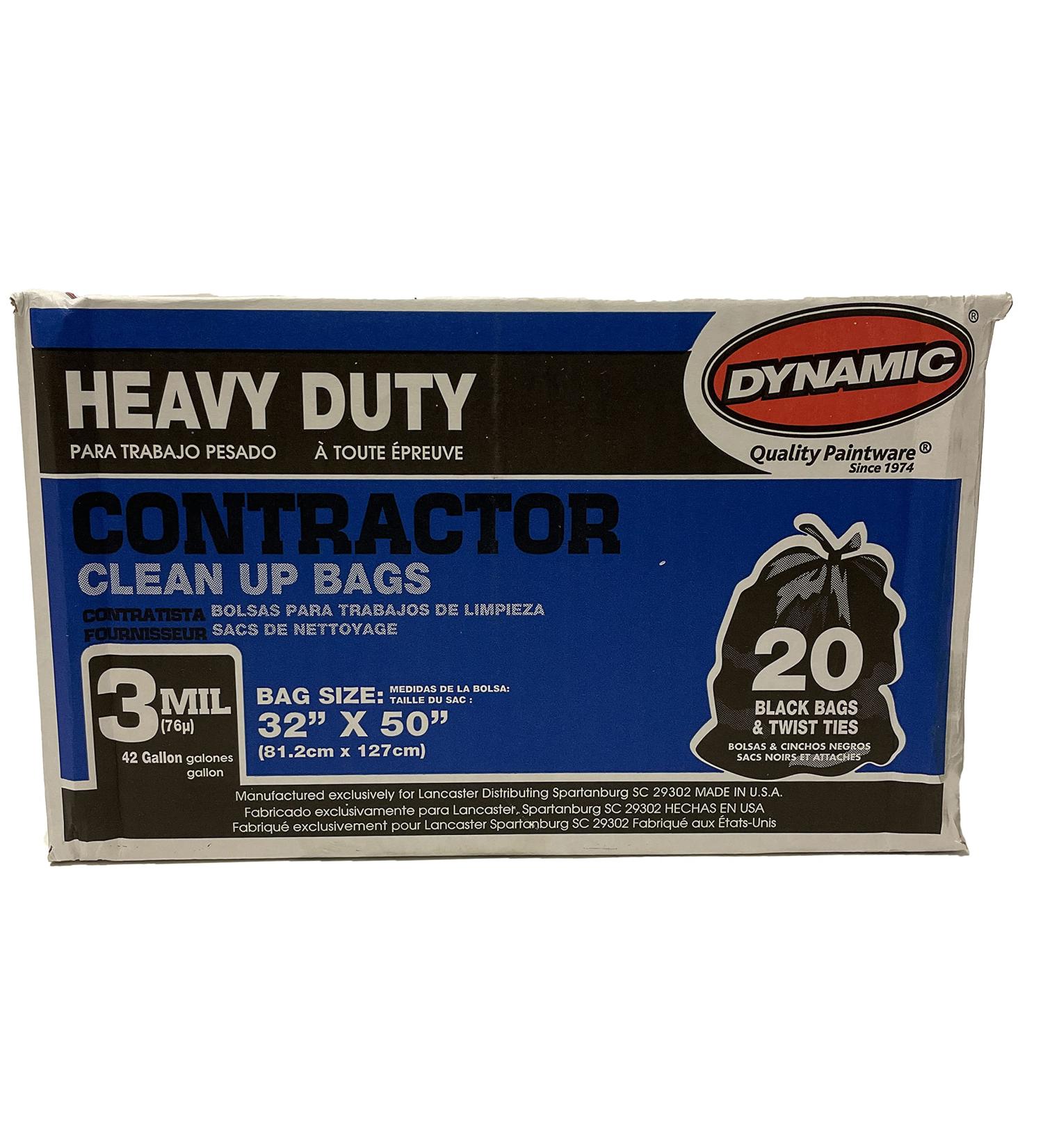 5 Star 20 Count Large 3mil Garbage Bags