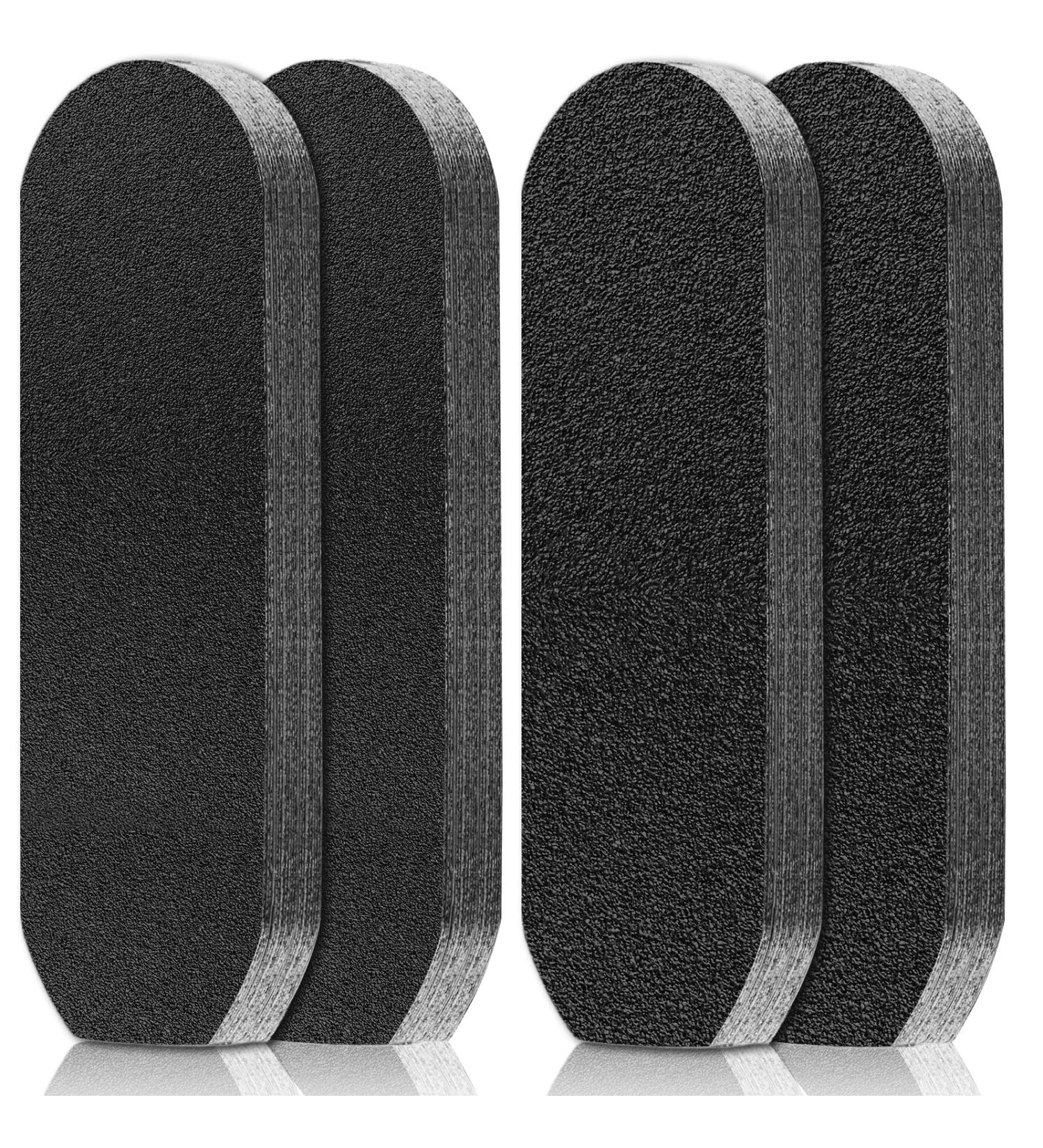 80 Pcs Stainless Steel Foot File Refills - Double Sided Pedicure Pads for Callus Removal - 180 Grit and 120 Grit Options - Buy Online on GoSupps.com