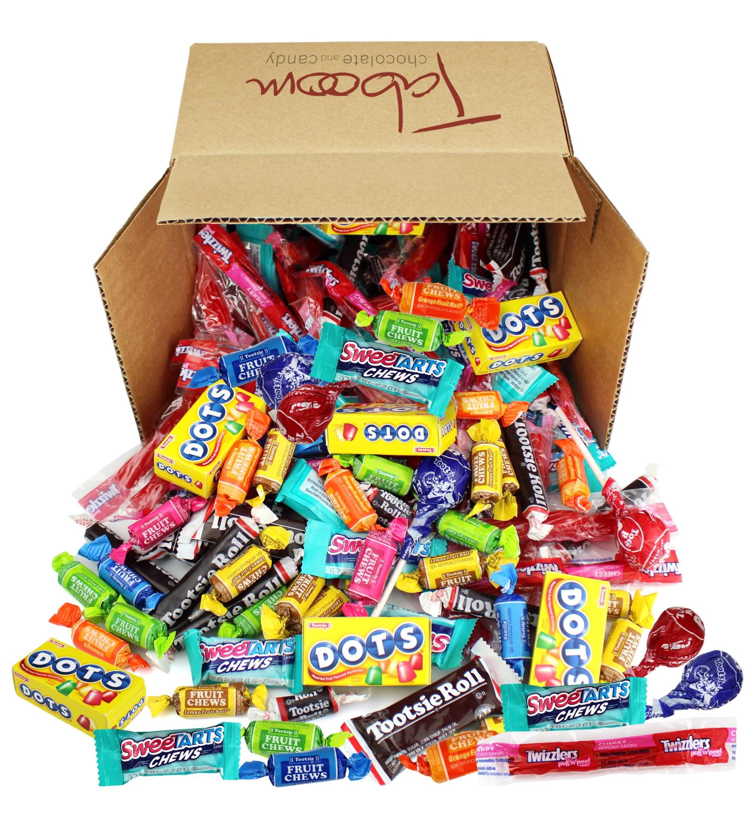 5 LB Bulk Halloween Candy Variety Pack with Tootsie Rolls, Pops, Laffy Taffy, Dots, Twizzlers, Jolly Rancher & More - Buy Online on GoSupps.com
