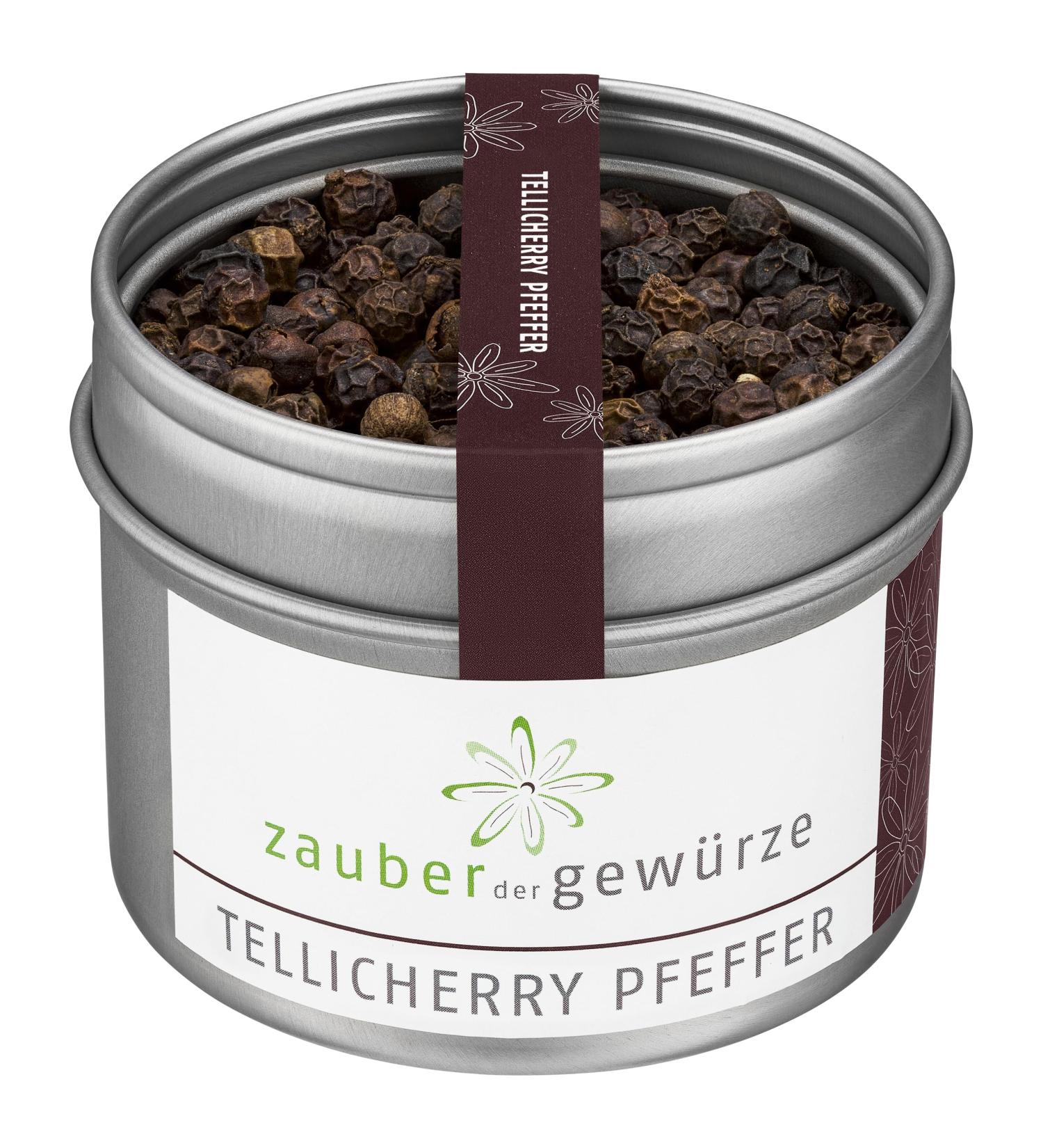 Premium Tellicherry Peppercorns - Authentic Indian Spice for Dark Meat & Braised Dishes | 60g Aroma Can - Buy Online on GoSupps.com