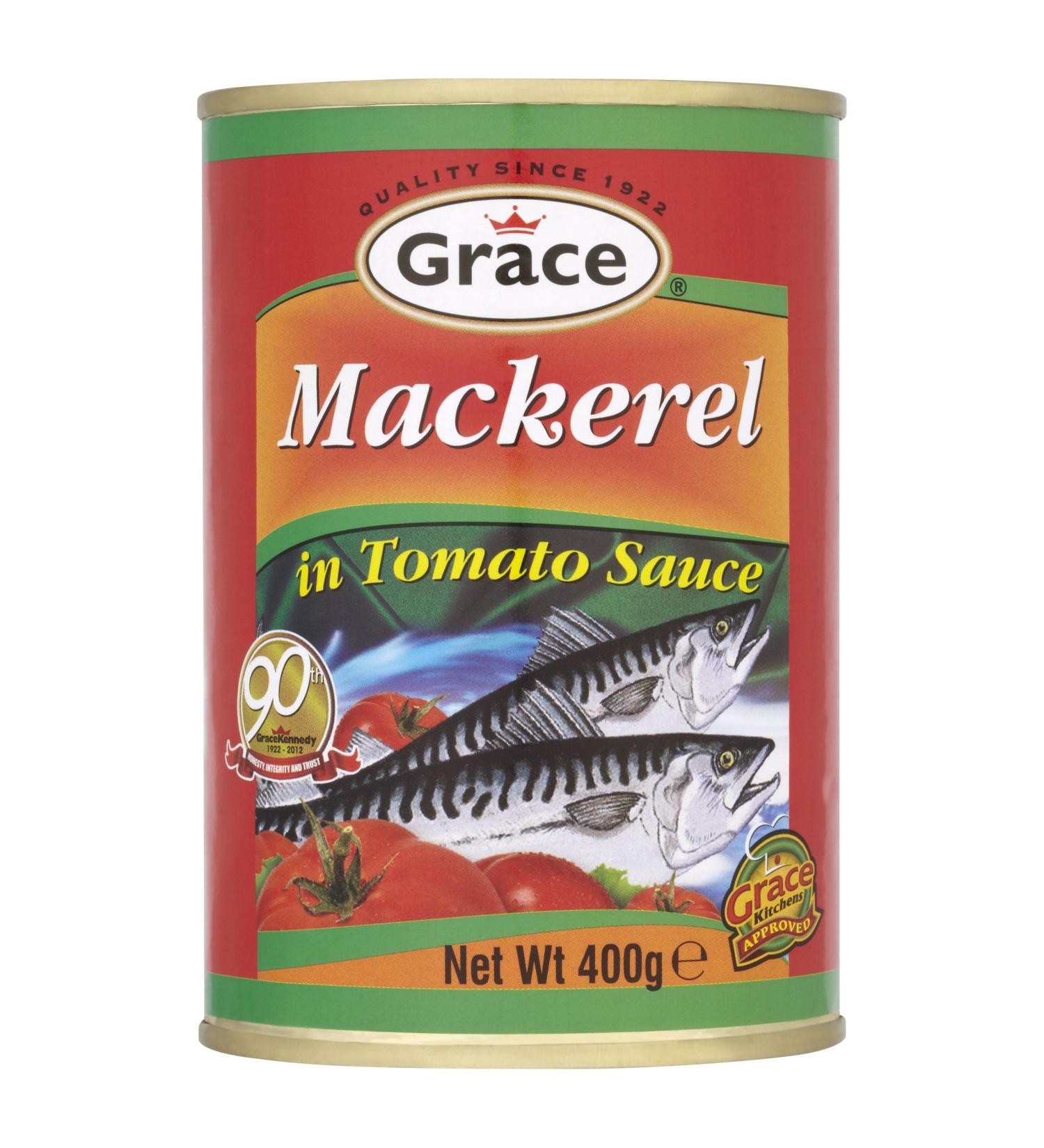Grace Grace Mackerel in Tomato Sauce 400g