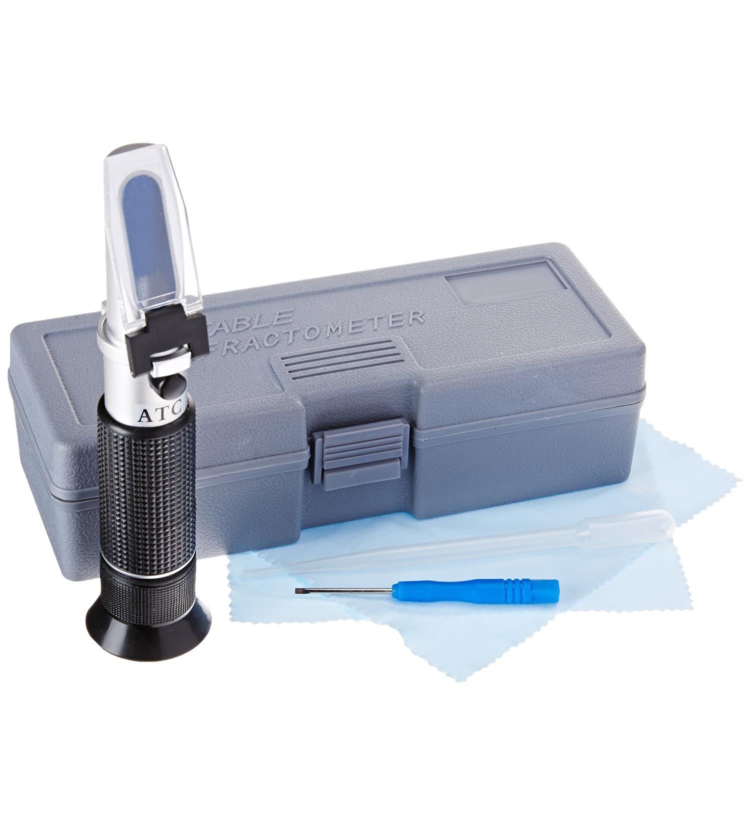 NEW RHS-10ATC 0-10% Salinity Refractometer Salt Water Aquarium