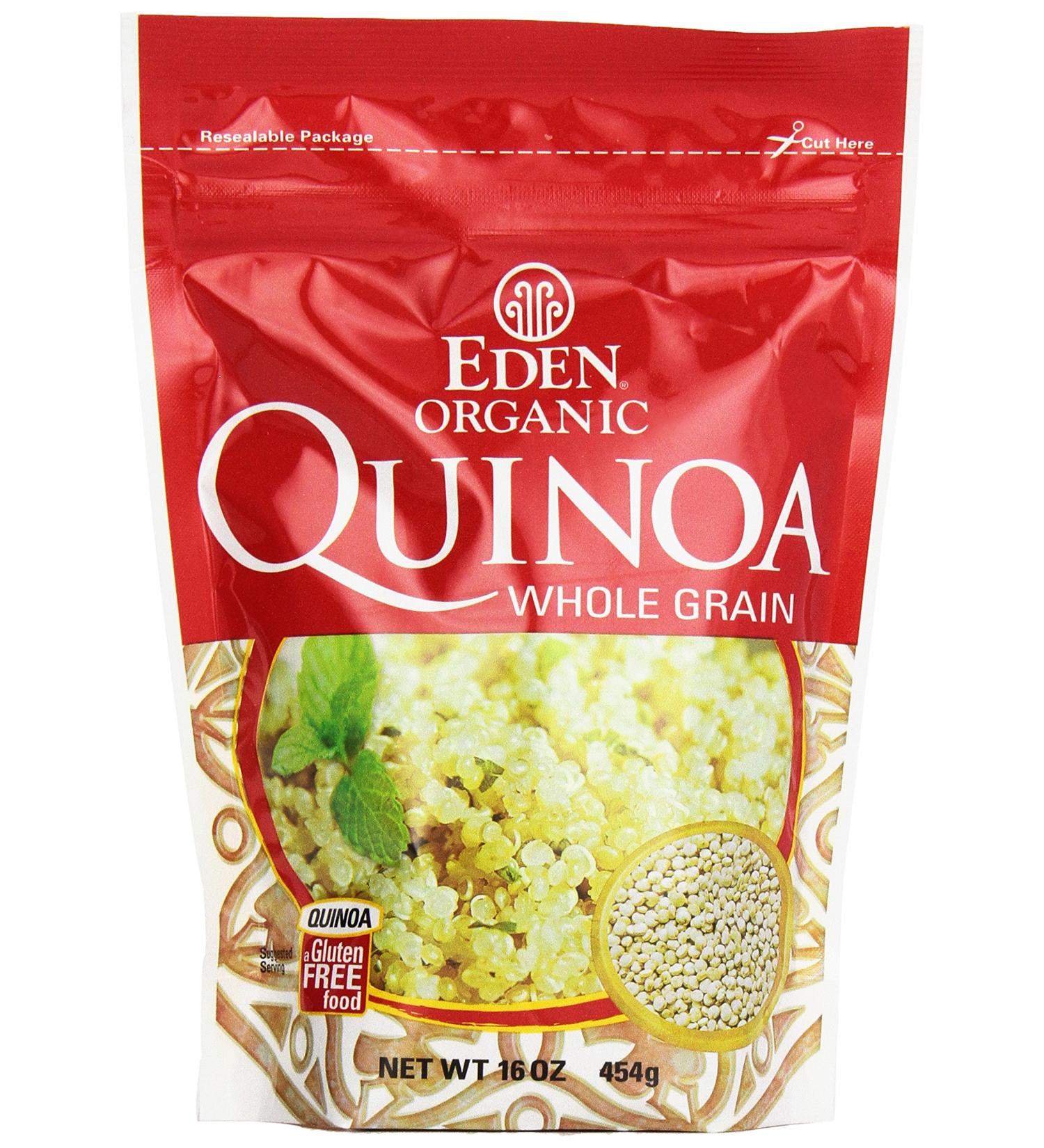 Eden Organic Quinoa 16 oz - Whole Grain, Premium Andean Superfood - Buy Online on GoSupps.com