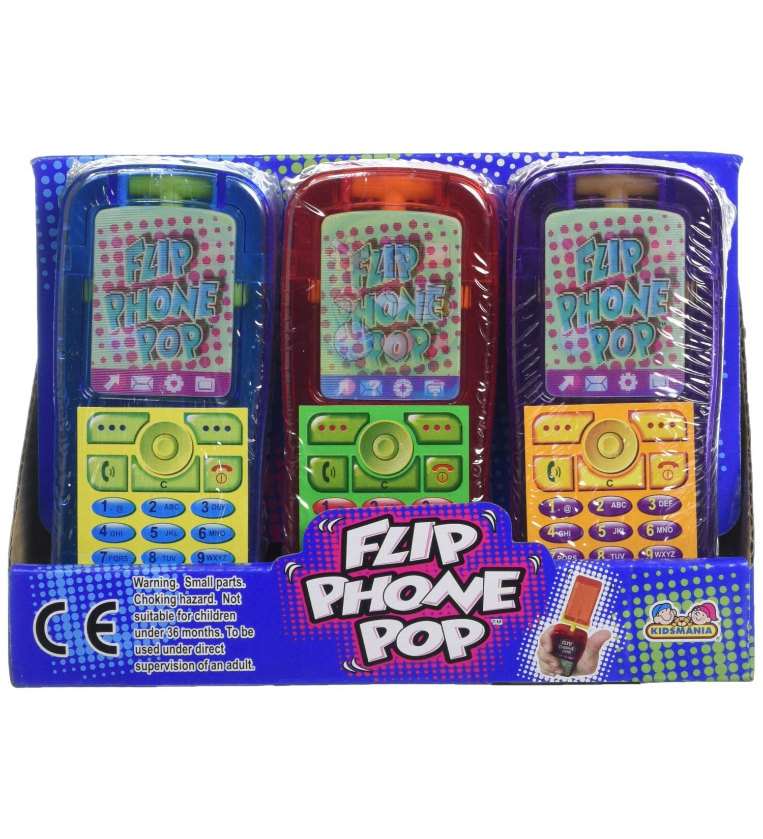 BIP Non Licenced Novelty Flip Phone Lollipops 12-Piece - Buy Online on GoSupps.com