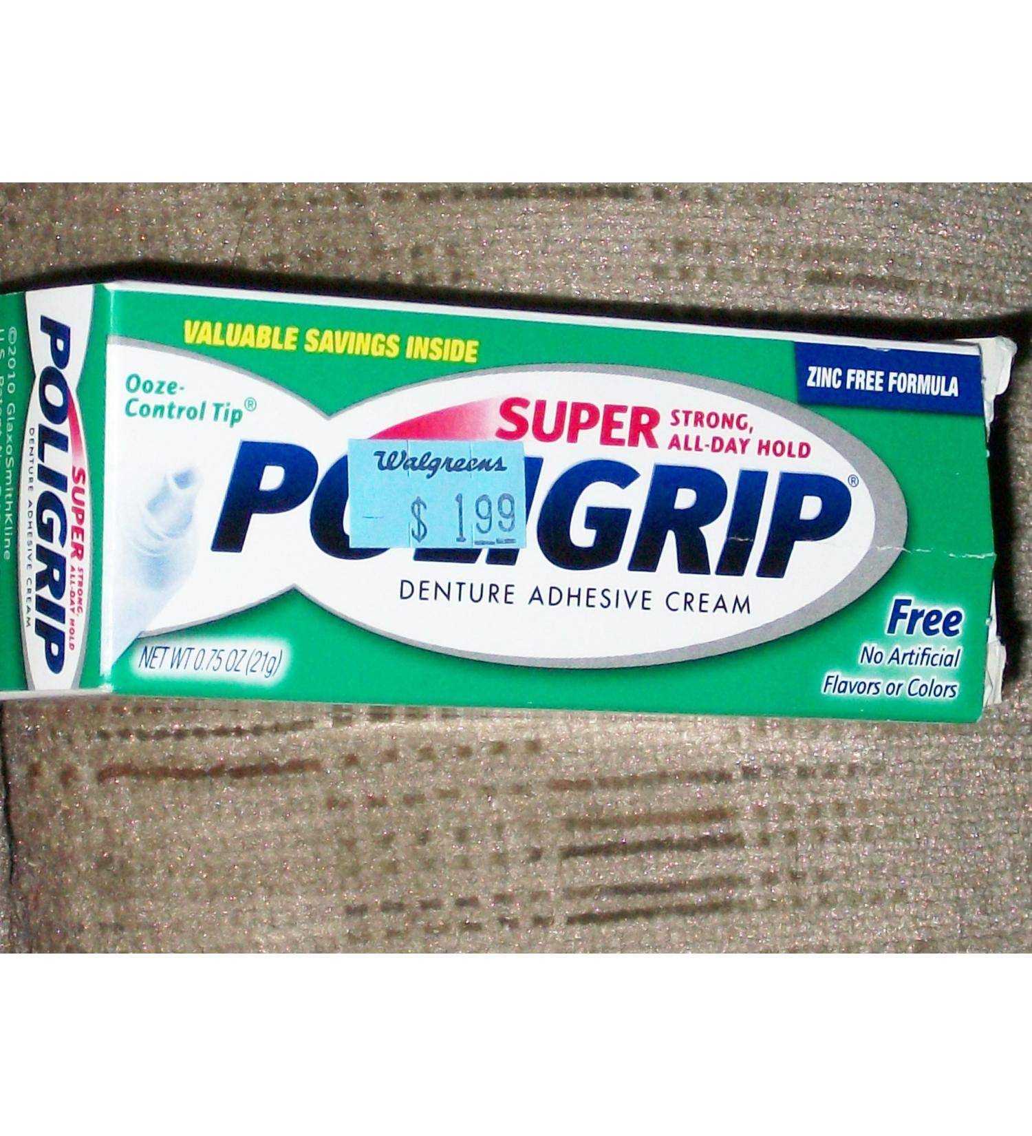 Poligrip Cream Trial Size .75z Poligrip Creeam Trial .75z