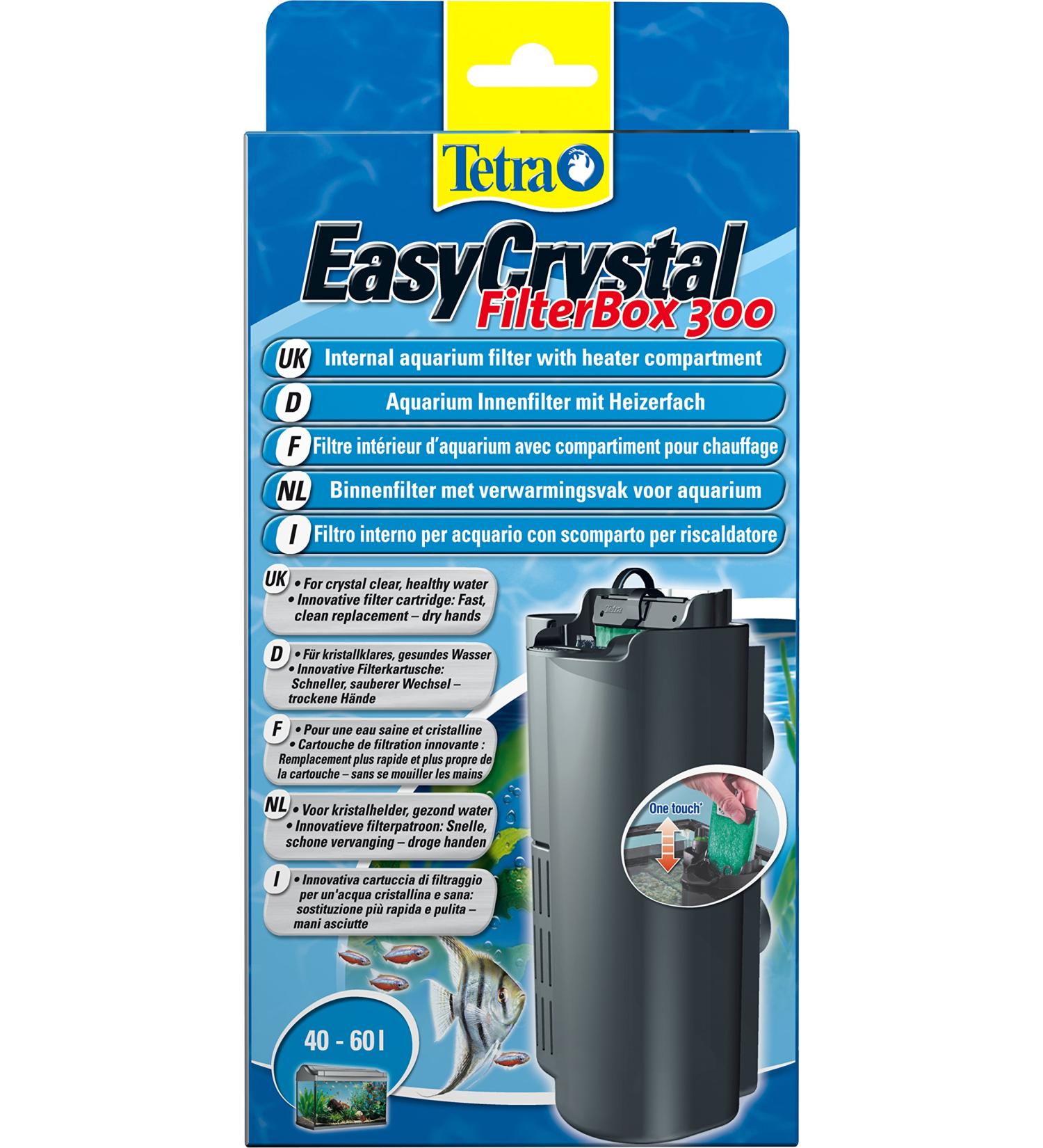 Tetra EasyCrystal Aquarium Filterbox 300 - Premium Filter for 40-60L Aquariums | Crystal-Clear Water & Easy Maintenance - Buy Online on GoSupps.com