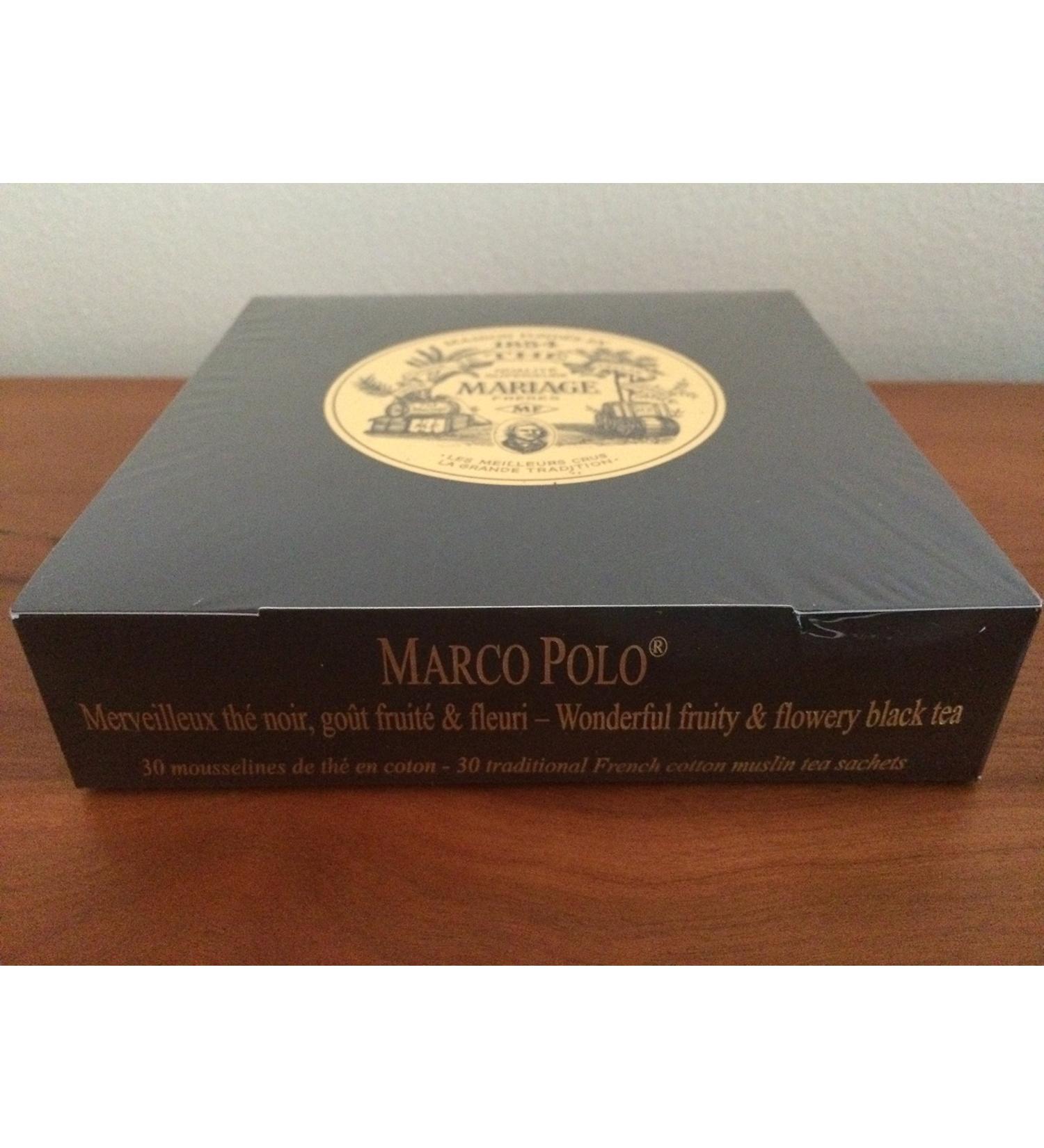 Mariage Fr res Mariage Freres - Marco Polo - Box of 30 Tea Bags Traditional Muslin