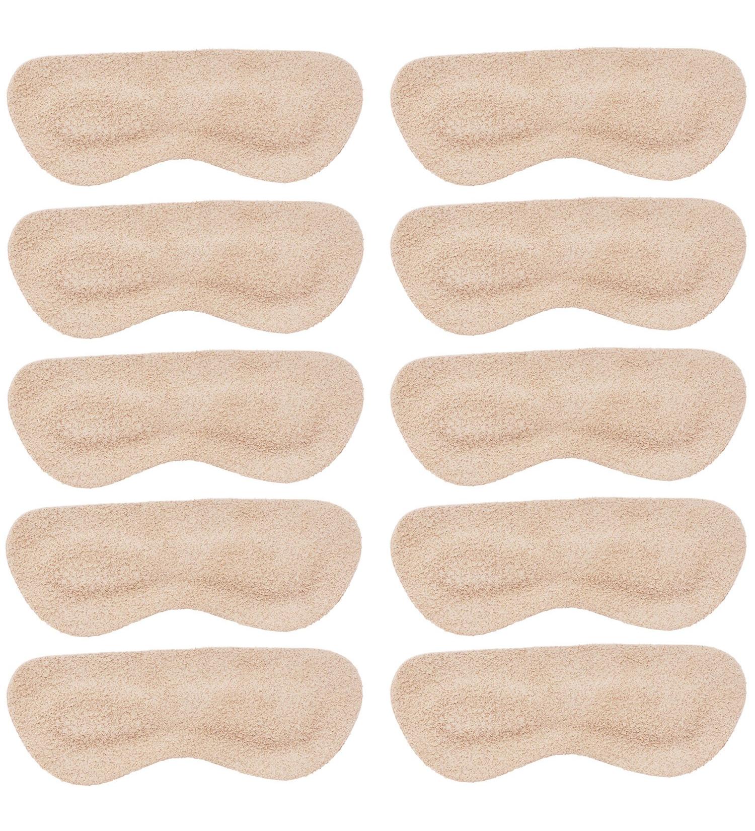 Mintfoot Leather Heel Grips - 10 Pieces - Shoe Liners for Women & Men - Prevent Blisters & Cuts - Buy Online on GoSupps.com