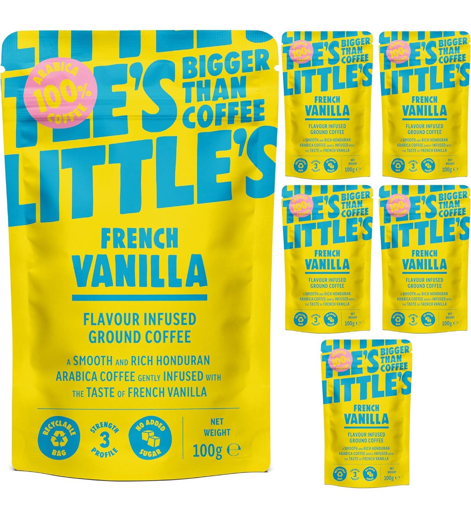 Little's Coffee Little's French Vanilla Coffee - Pack of 6 - 3.5 Oz. - Buy Online on GoSupps.com