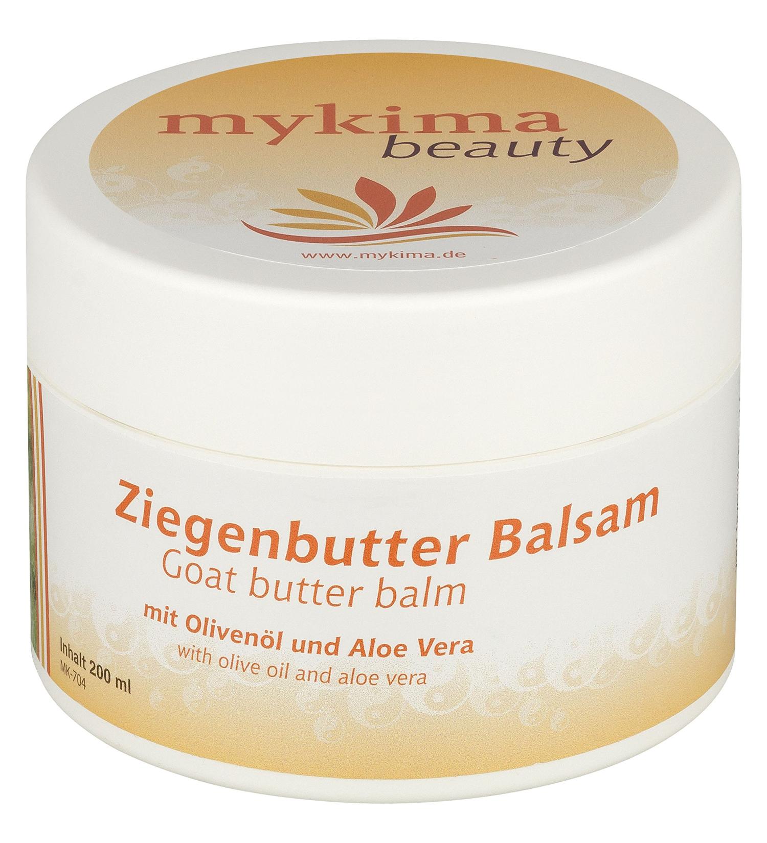 Mykima Goat Butter Balm with Olive Oil & Aloe Vera 200ml | Soothes Dry & Irritated Skin | Ideal for Babies & Toddlers - Buy Online on GoSupps.com