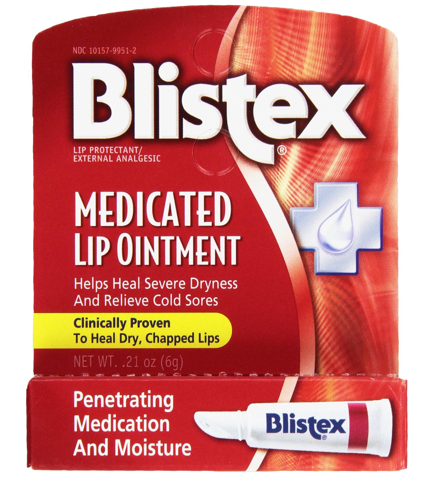 Blistex Medicated Lip Ointment 0.21 oz - Soothing Relief for Dry Chapped Lips | Buy Now - Buy Online on GoSupps.com