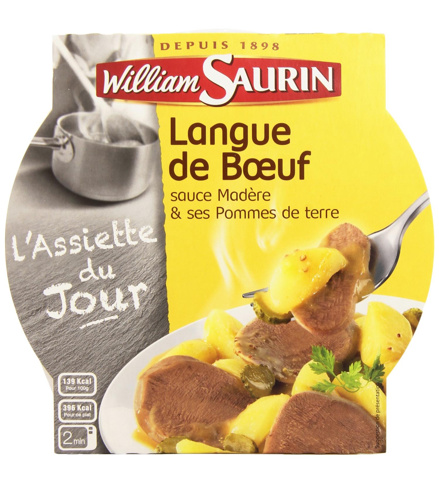 William Saurin Beef Tongue 285 g - Buy Online on GoSupps.com