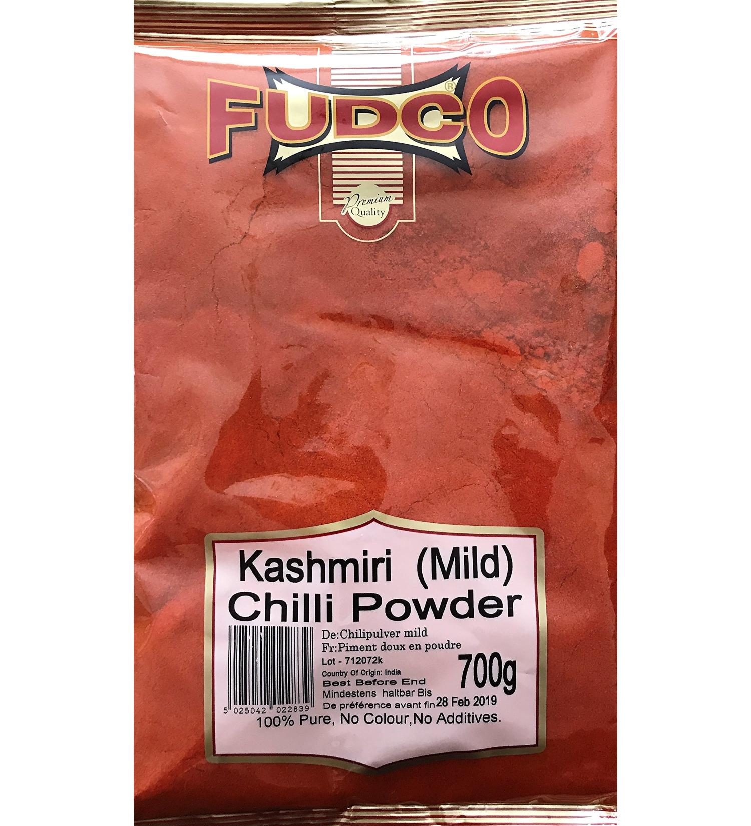 Fudco Fudco Kashmiri Pack of 6 Sweet Chili Powders 700g