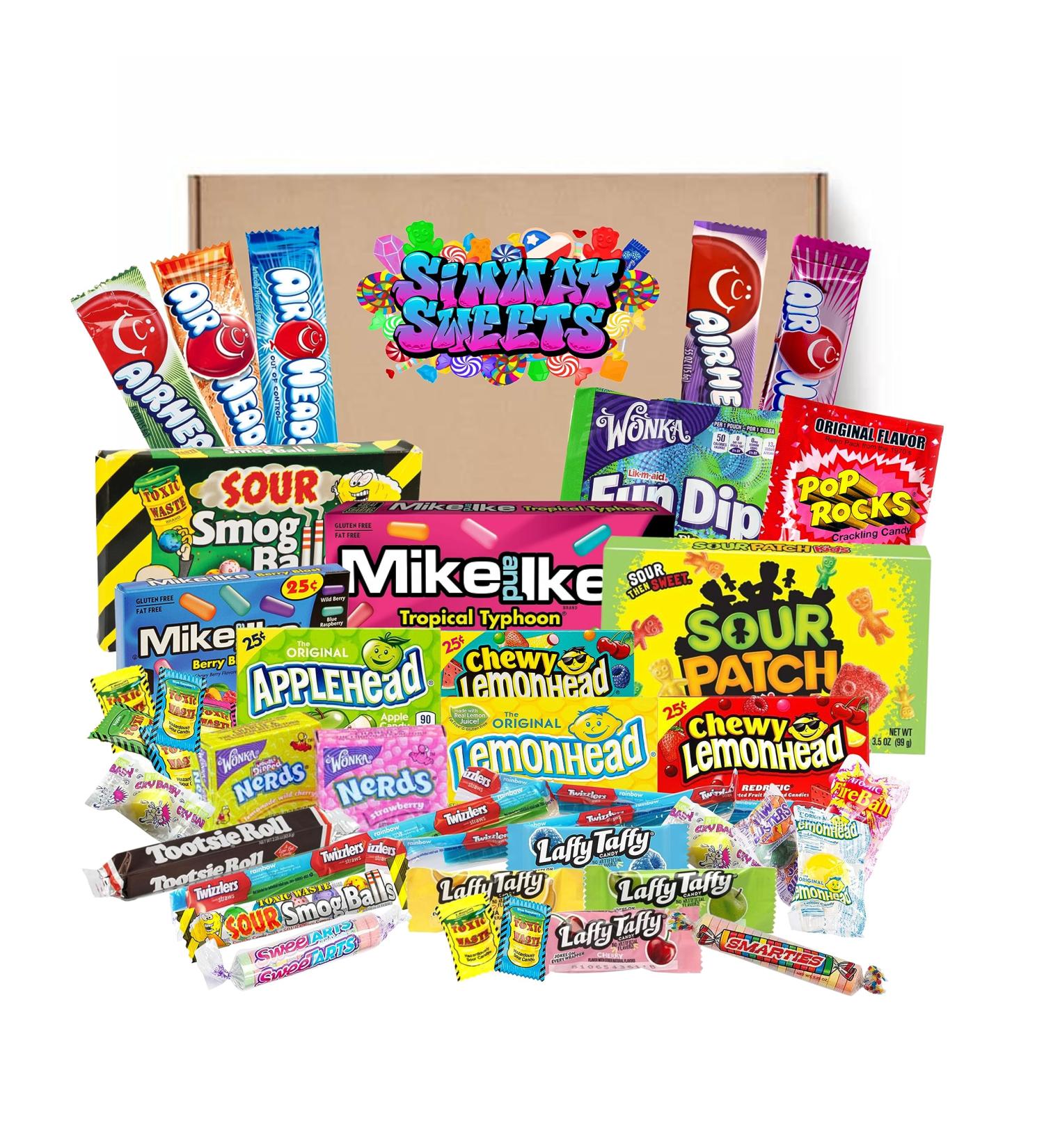 Simway Trade American Sweet Box USA Candy Gift Hamper Treats - Includes 3 Theatre Boxes & 33 Sweets - Buy Online on GoSupps.com