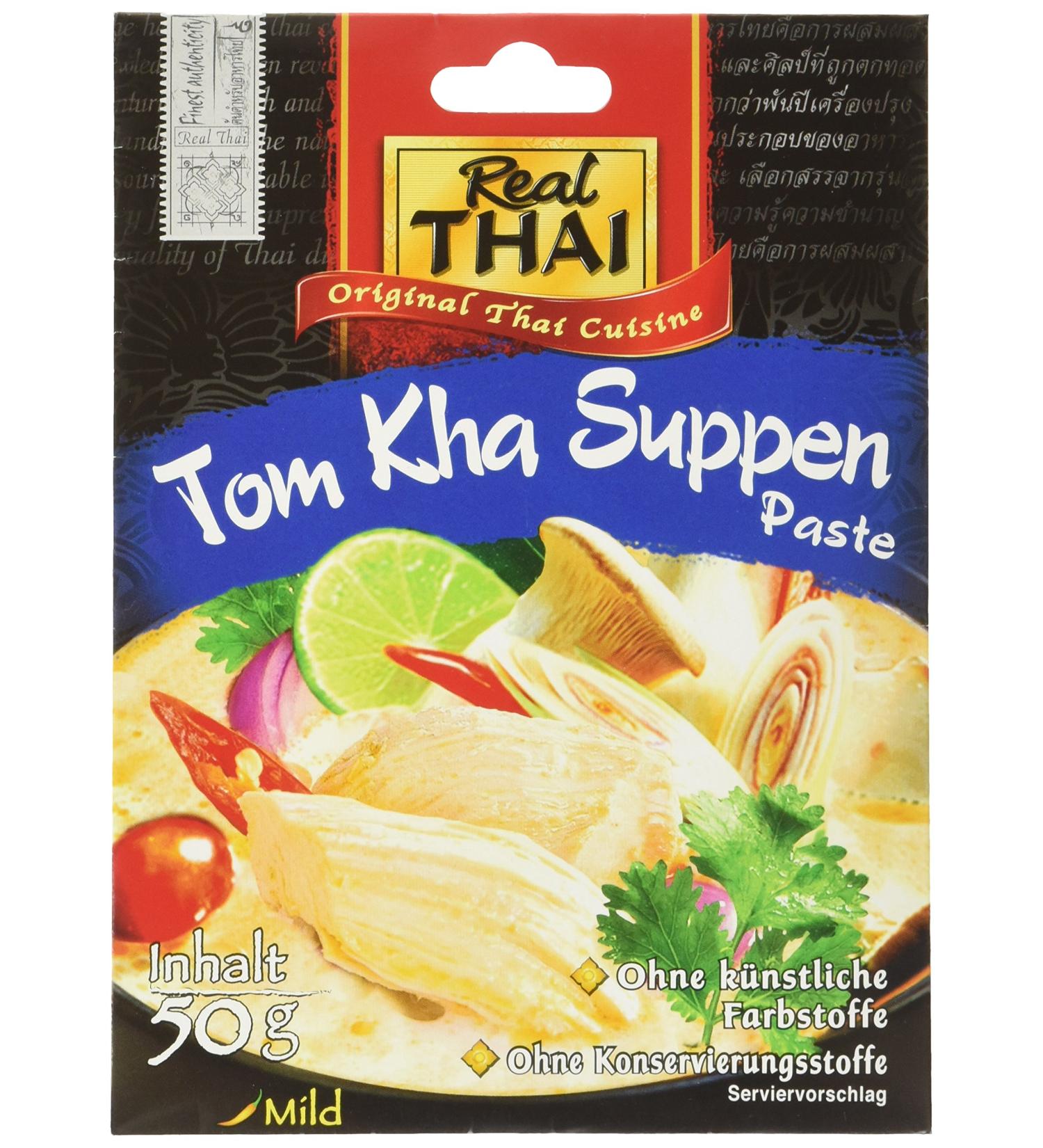 Buy Real Thai Tom Kha Paste (50g) - Authentic Flavor for Thai Cuisine | International Shipping Available - Buy Online on GoSupps.com
