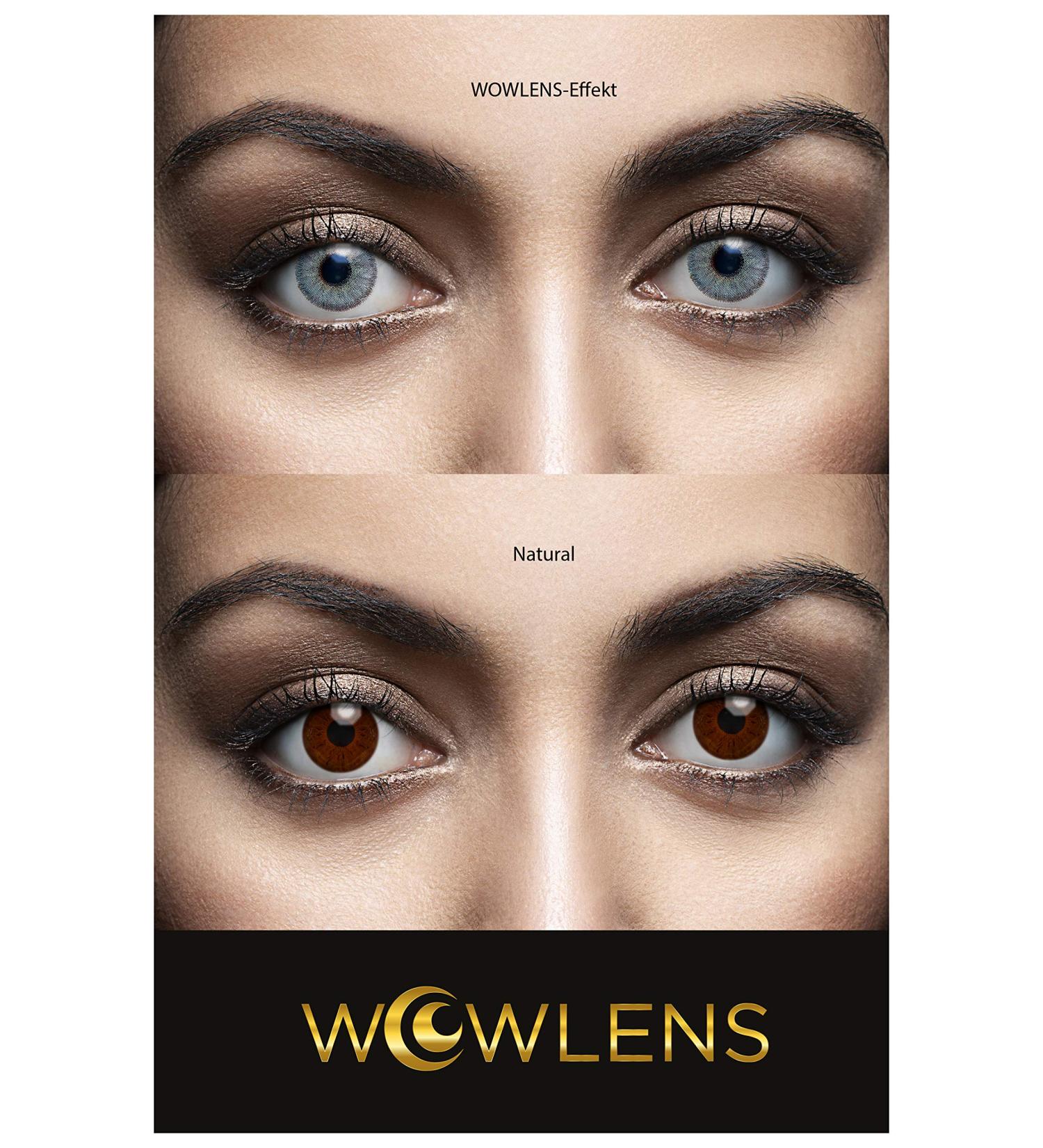 Buy Milano Brown Contact Lenses - Natural Looking & Comfortable | WoWlens - 1 Pair (2 Pieces) - Free Container - International Shipping - Buy Online on GoSupps.com