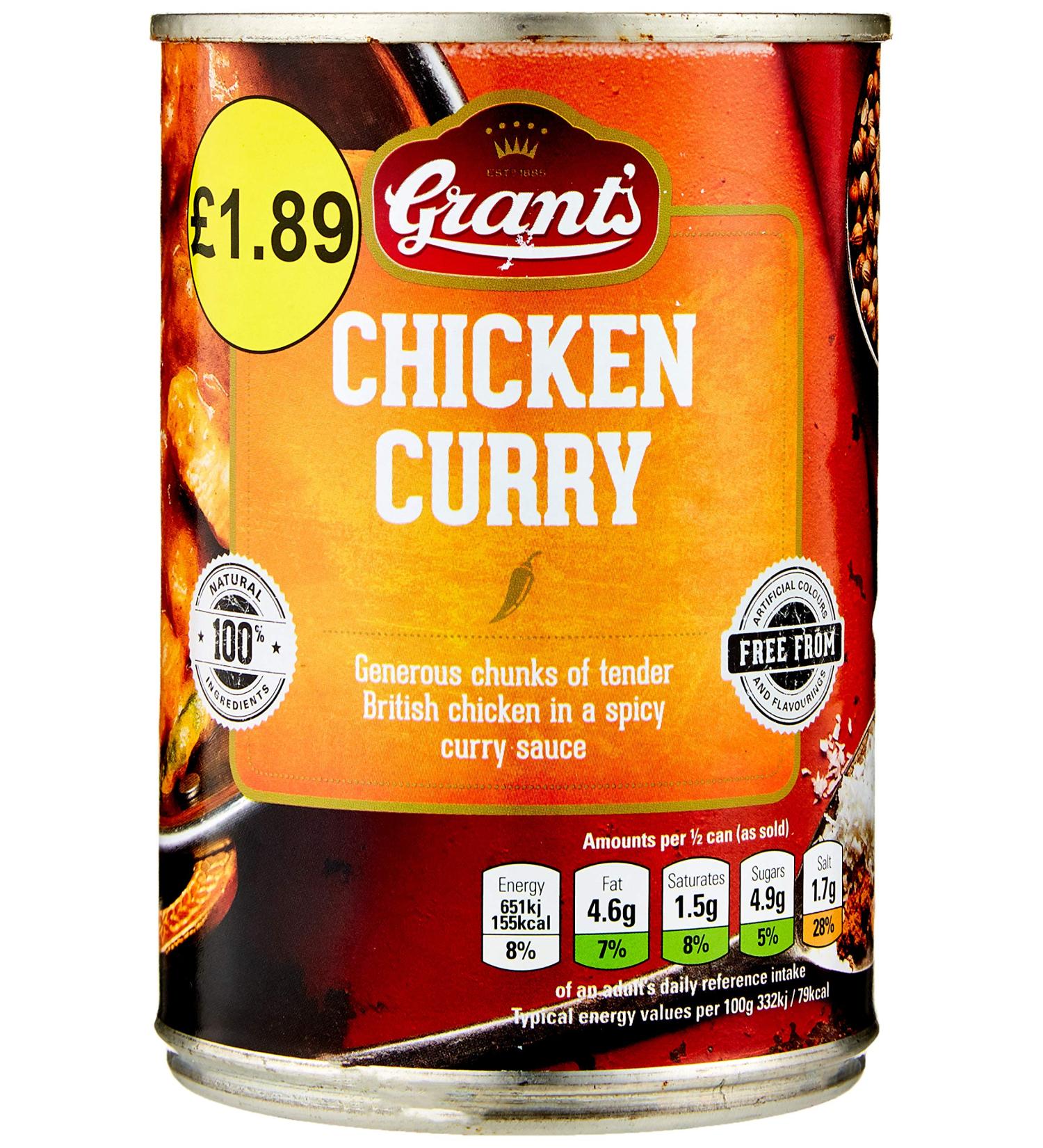 Grant's Chicken Curry 392 g - Buy Online on GoSupps.com