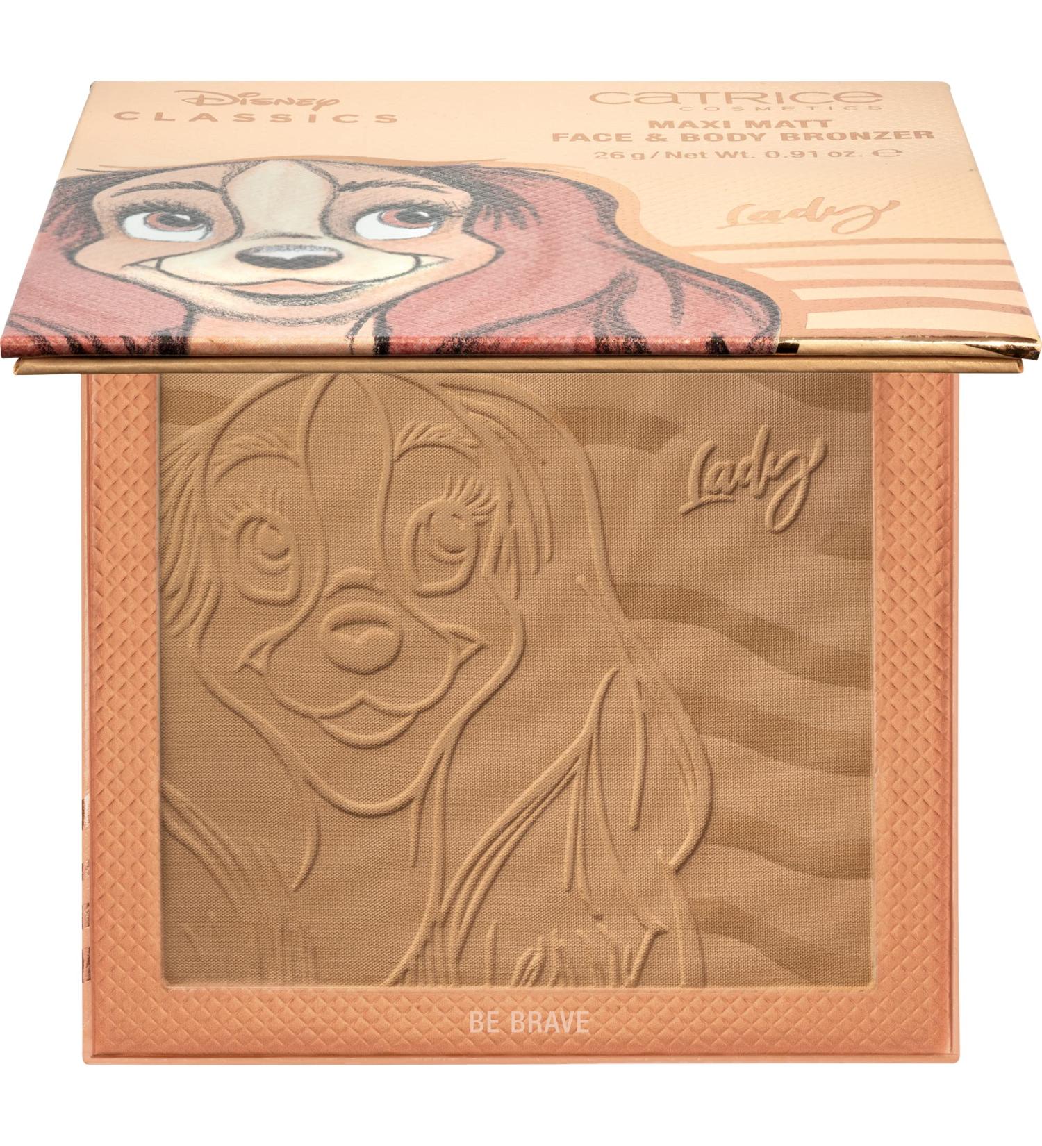Catrice Disney Classics Lady Maxi Matt Bronzer No. 020 Be Brave | Multicoloured Face & Body Makeup (26g) - Shop Internationally! - Buy Online on GoSupps.com