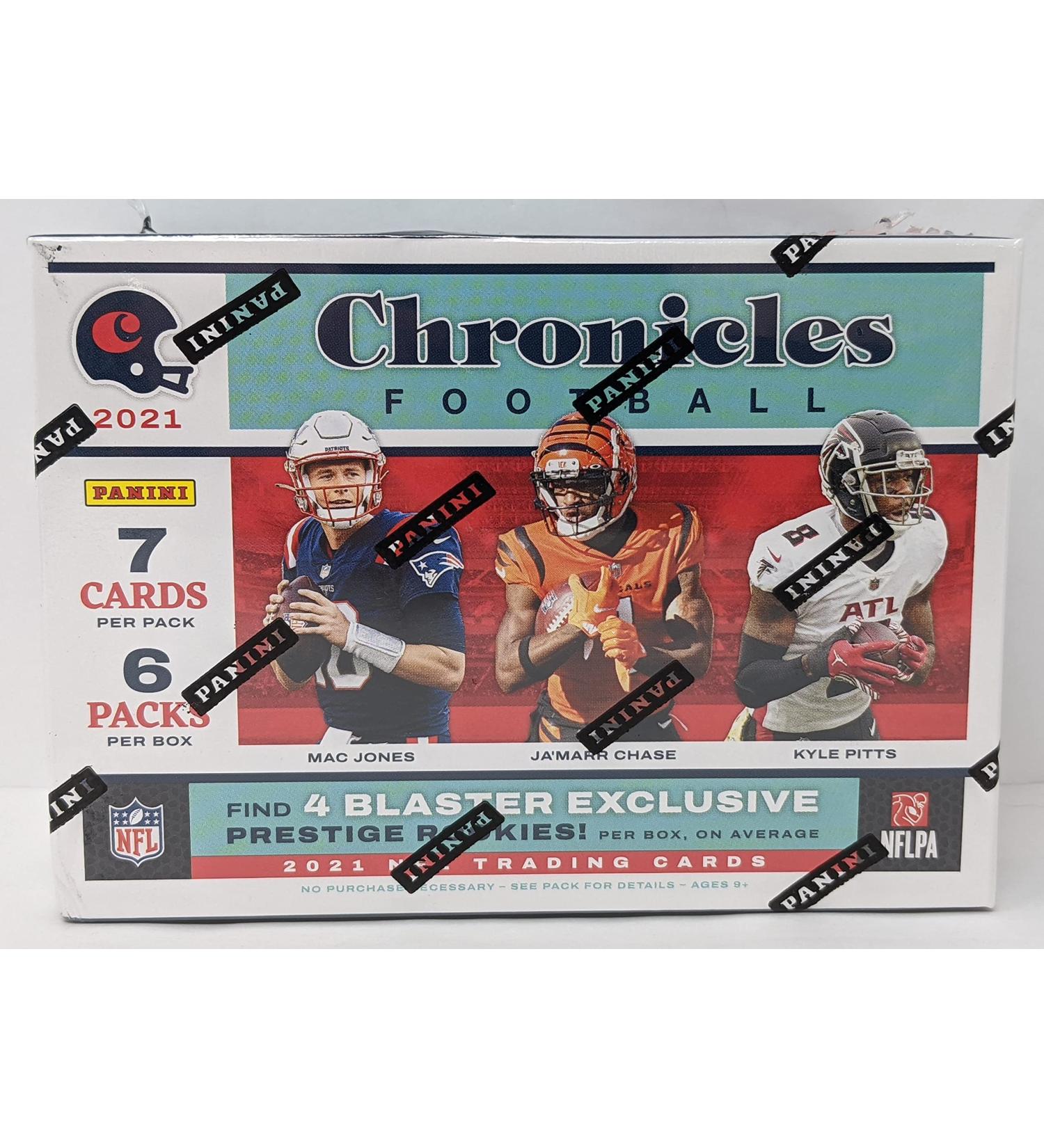 2021 Panini Chronicles NFL Football Blaster Box - 42 Cards, 4 Prestige Rookies, 8 Pink Parallels - Buy Online on GoSupps.com
