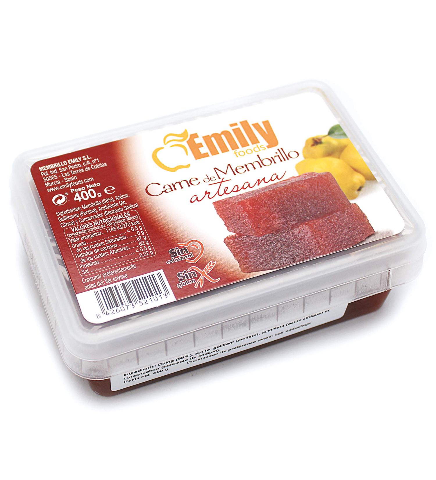 Emily Foods Quince Paste Carne de Membrillo 14 oz - Delicious Spanish Quince Jelly - Buy Online on GoSupps.com