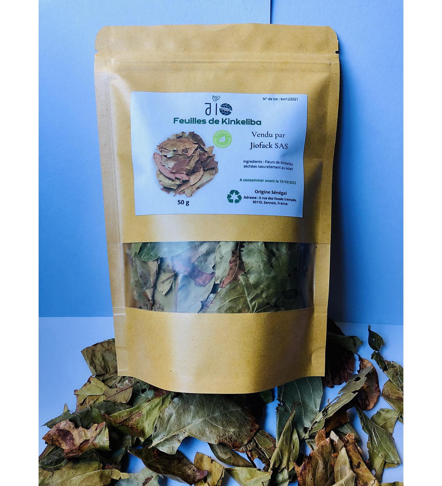 Jiofack SAS Naturally dried Kinkeliba leaves 50 g - Buy Online on GoSupps.com