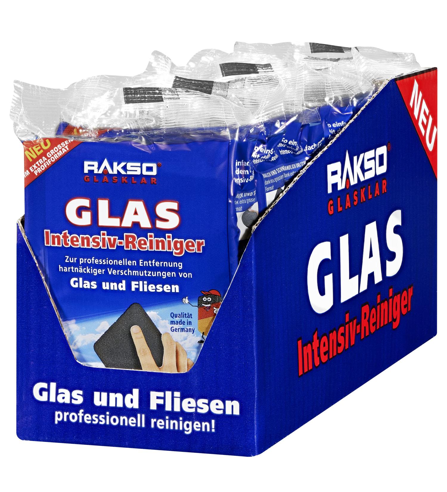 Rakso Glass Intensive Cleaner - 9 Disc Scratch-Free Stainless Steel Wool for Glass & Tile Cleaning | Pack of 9 - Buy Online on GoSupps.com