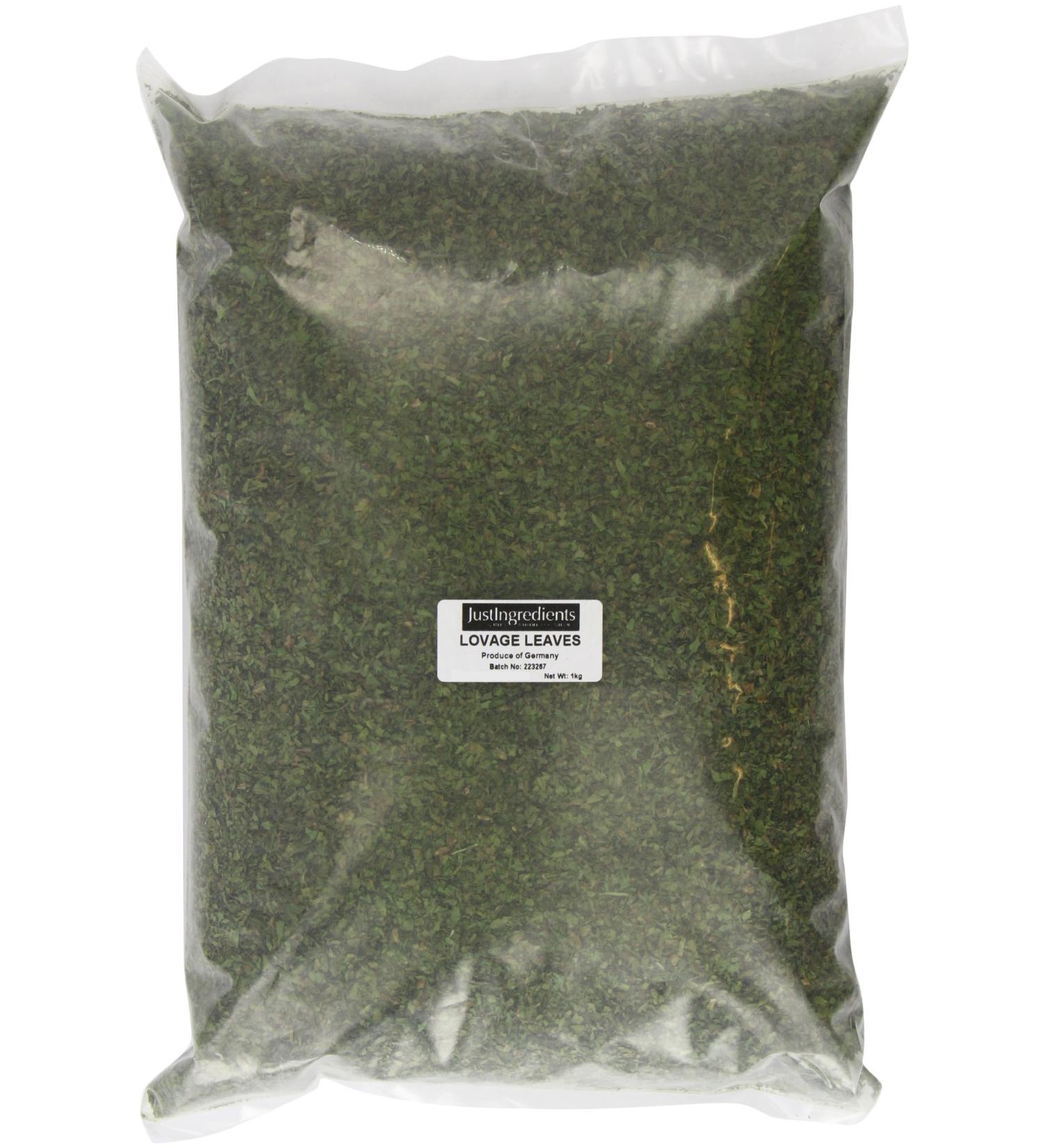 JustIngredients Essential Lovage Leaves 1 kg - Buy Online on GoSupps.com