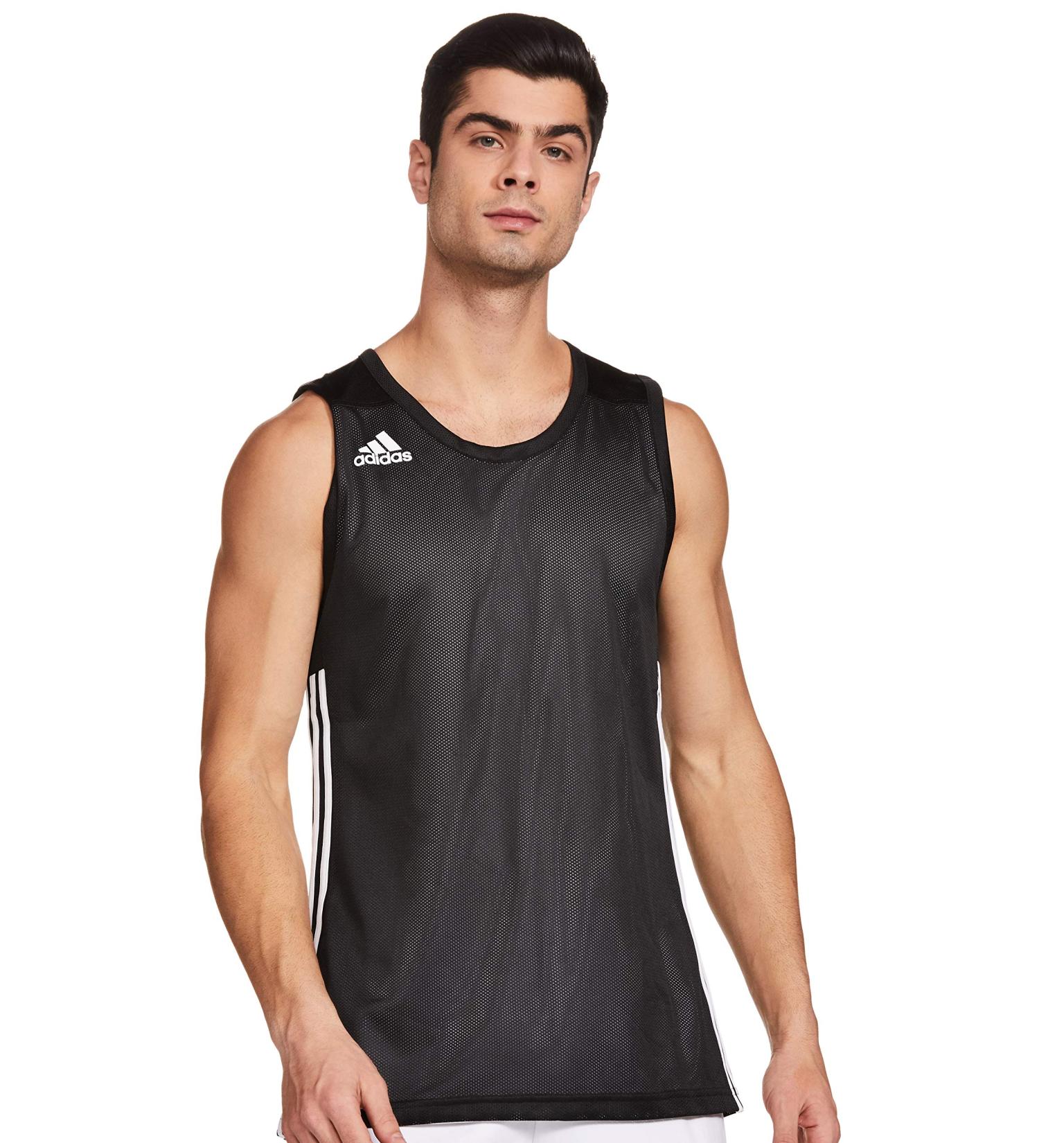 Shop Adidas 3G Speed Reversible Basketball Jersey - Black-White | XL for Men | International Shipping - Buy Online on GoSupps.com