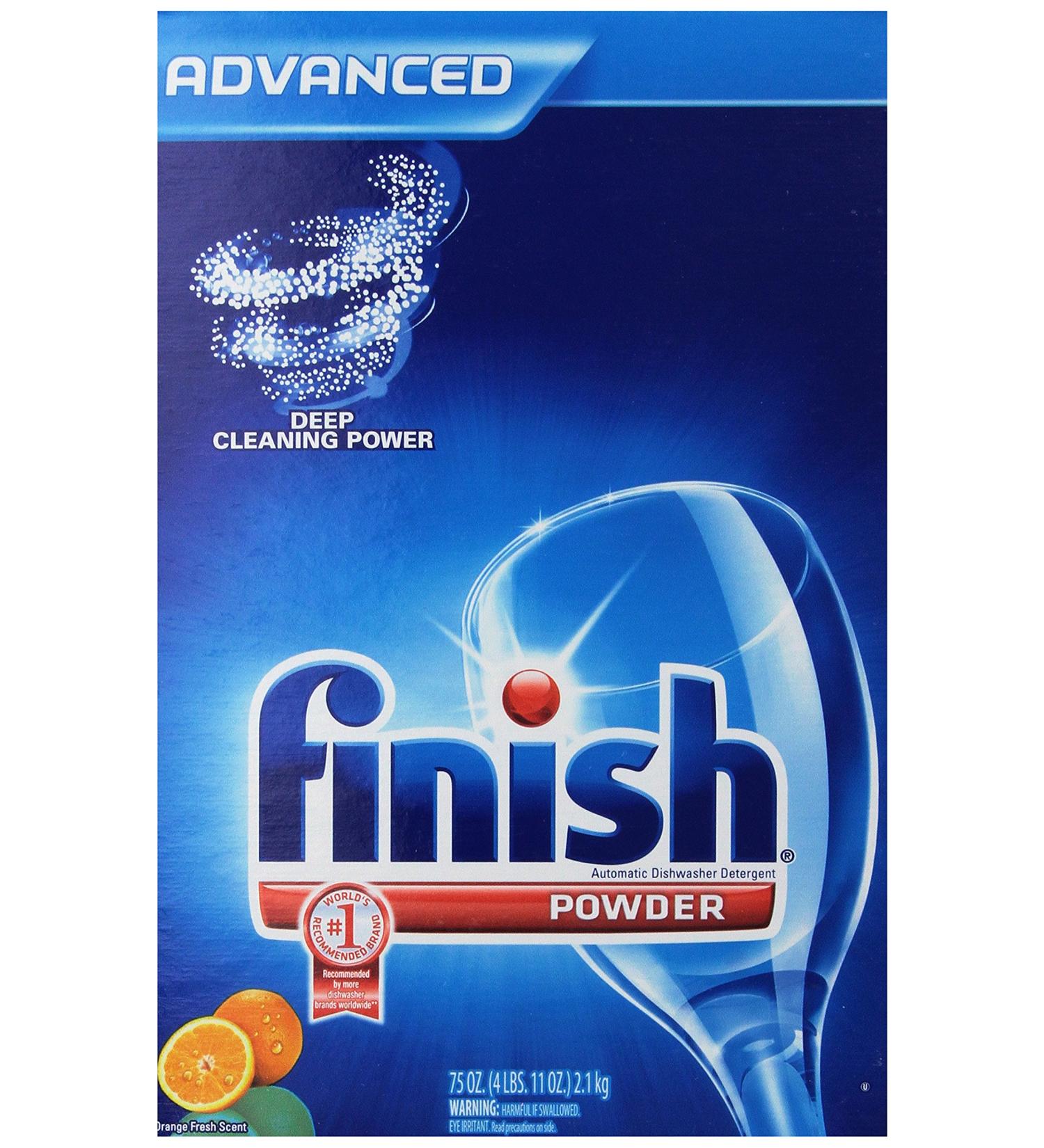 Finish Powder Automatic Dishwasher Detergent Orange Fresh Scent 75 Ounces (Pack of 6) - Buy Online on GoSupps.com