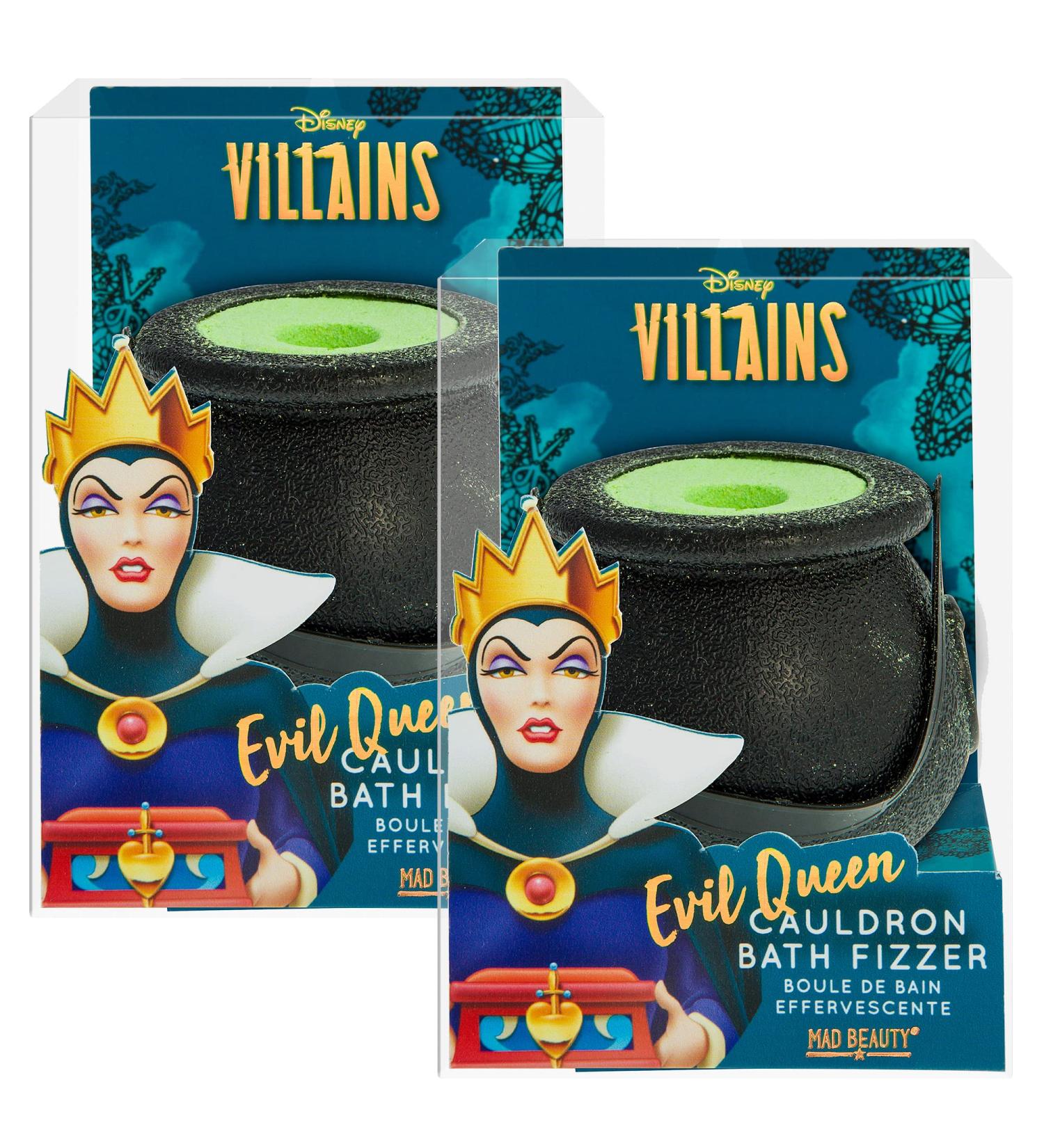 Mad Beauty Disney Villains Evil Queen Bath Fizzers - 2 Count | Pampering Bath Ball Bombs with Poison Apple Fragrance - Buy Online on GoSupps.com