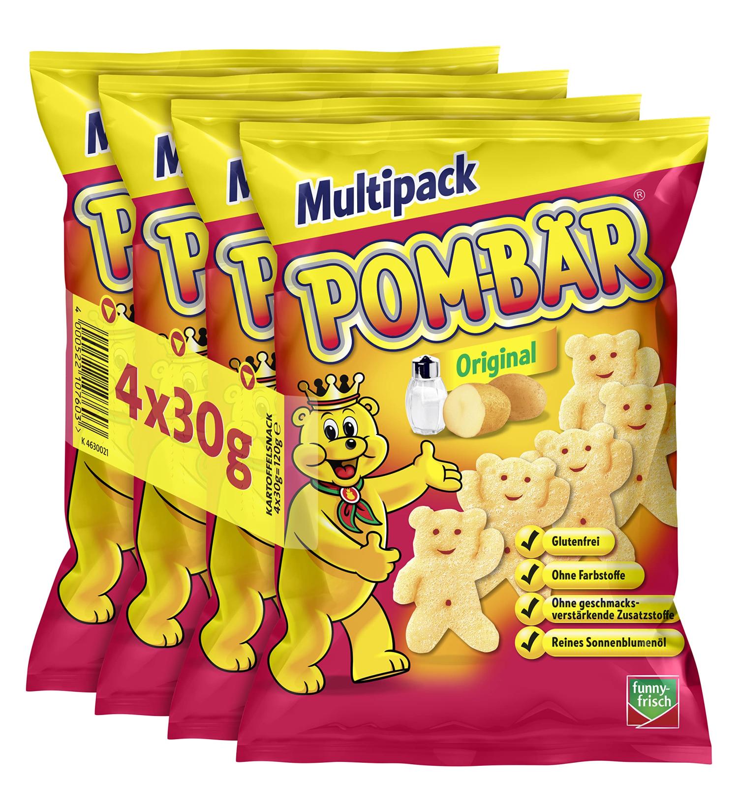 Buy Pom-Bear Original Multipack 10-Pack (10 x 4 x 30g) Crispy Snack International Shipping Available - Buy Online on GoSupps.com