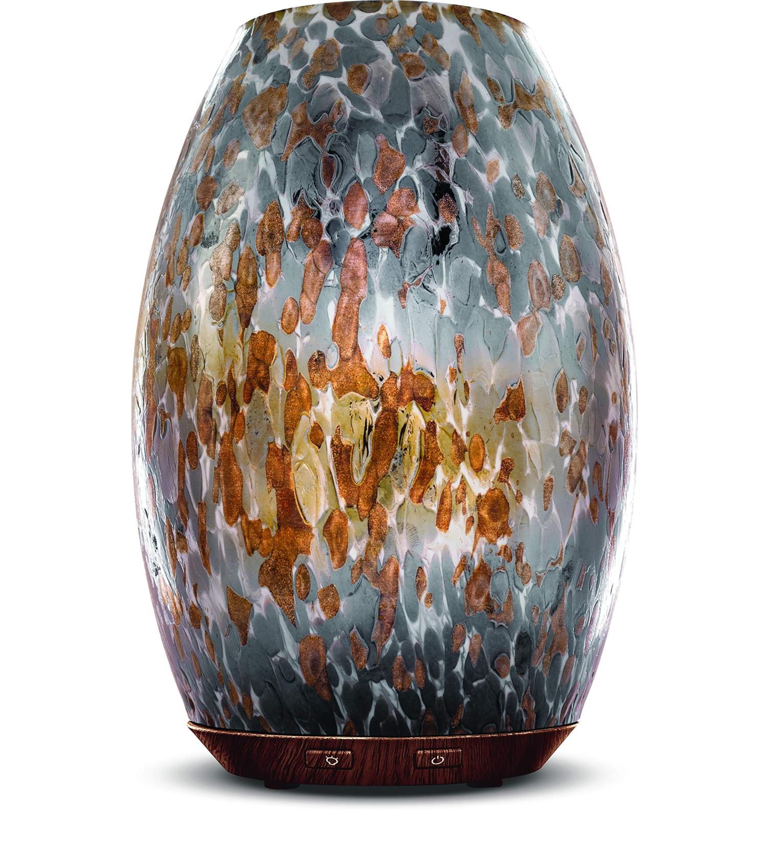 Greenair Nature's Remedy Lux Glow Breccia Essential Oil Diffuser for Aromatherapy