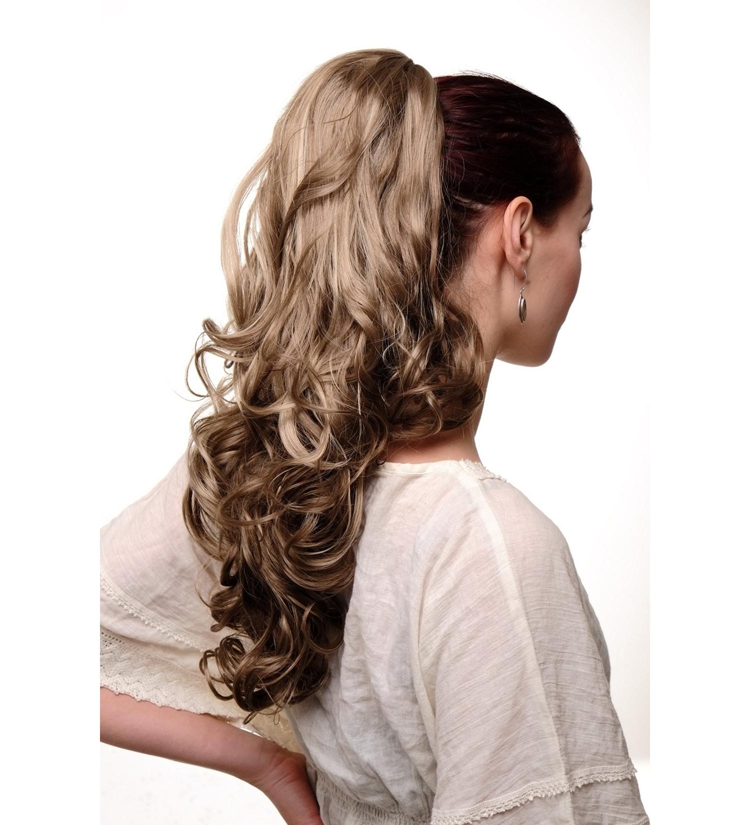 Buy Wig Me Up Tyq 2169-14-26 Large Light Brown Blonde Wavy Curly Hair - Voluminous 55 cm Braid Power Board - Buy Online on GoSupps.com