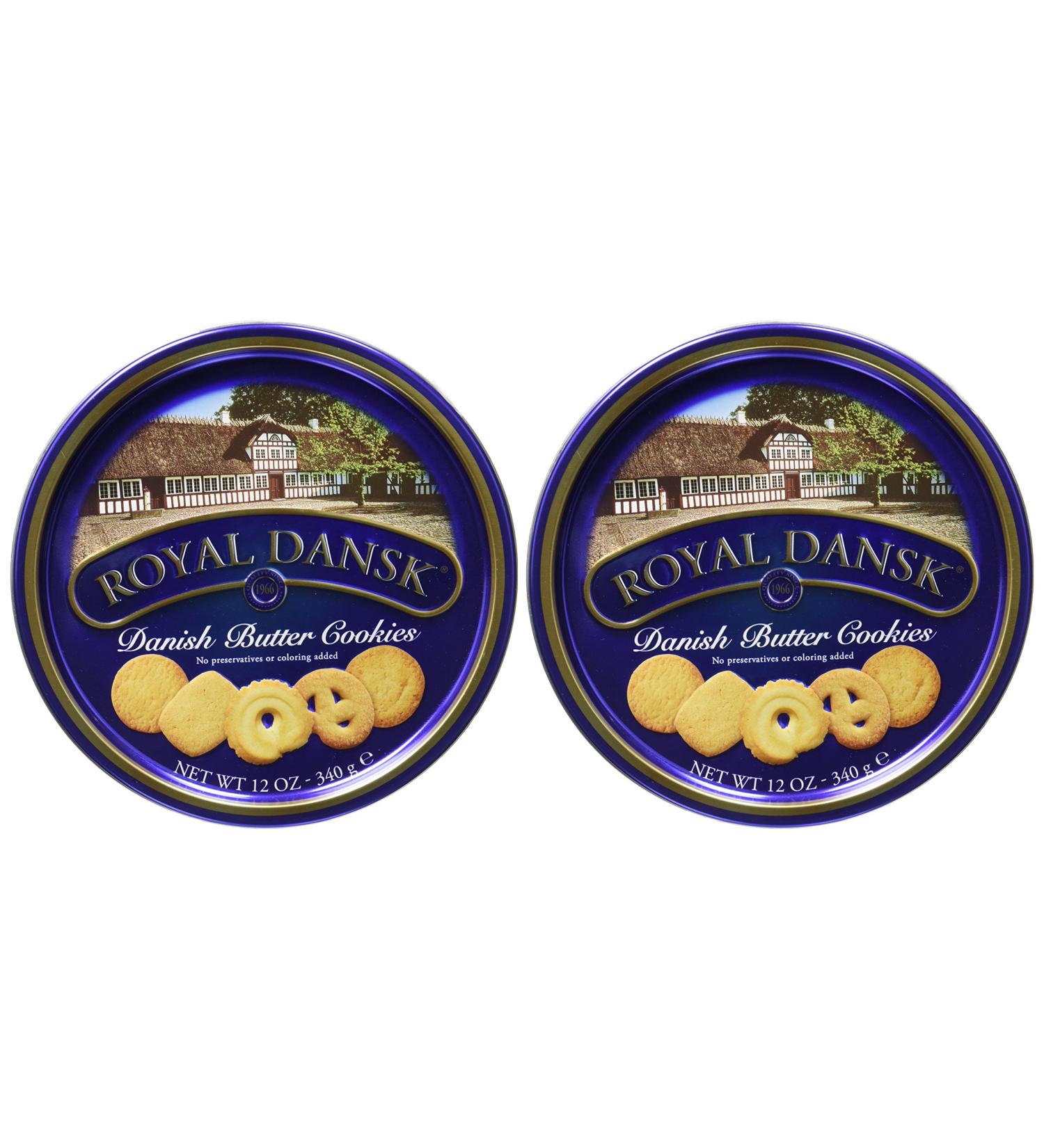 Royal Dansk Cookies Danish Butter 12oz Tin Case Pack 2 by Royal Dansk - Buy Online on GoSupps.com