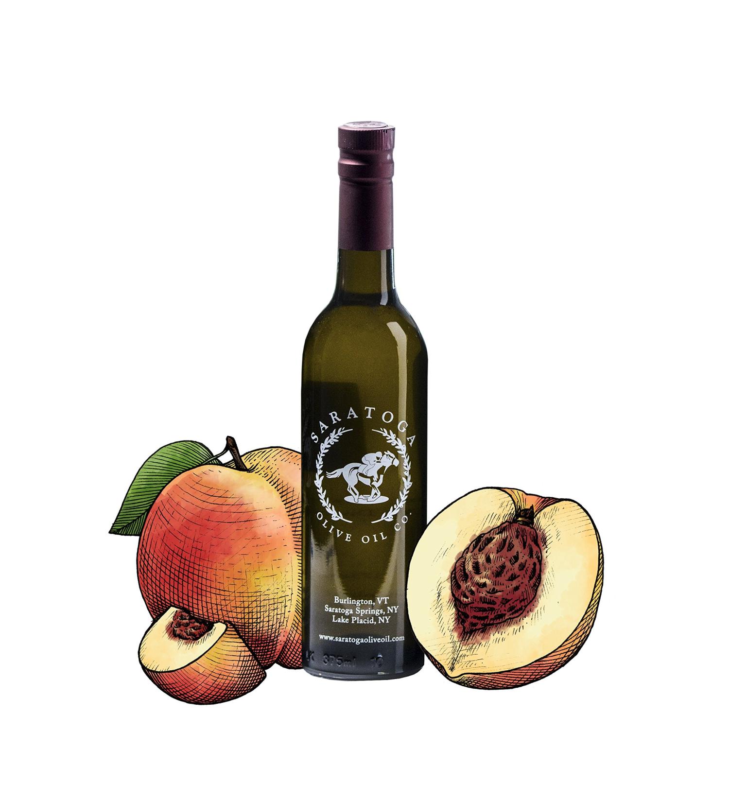 Saratoga Olive Oil Ripe Peach White Balsamic Vinegar 200ml - 6.8oz - Pack of 1 - Buy Online on GoSupps.com