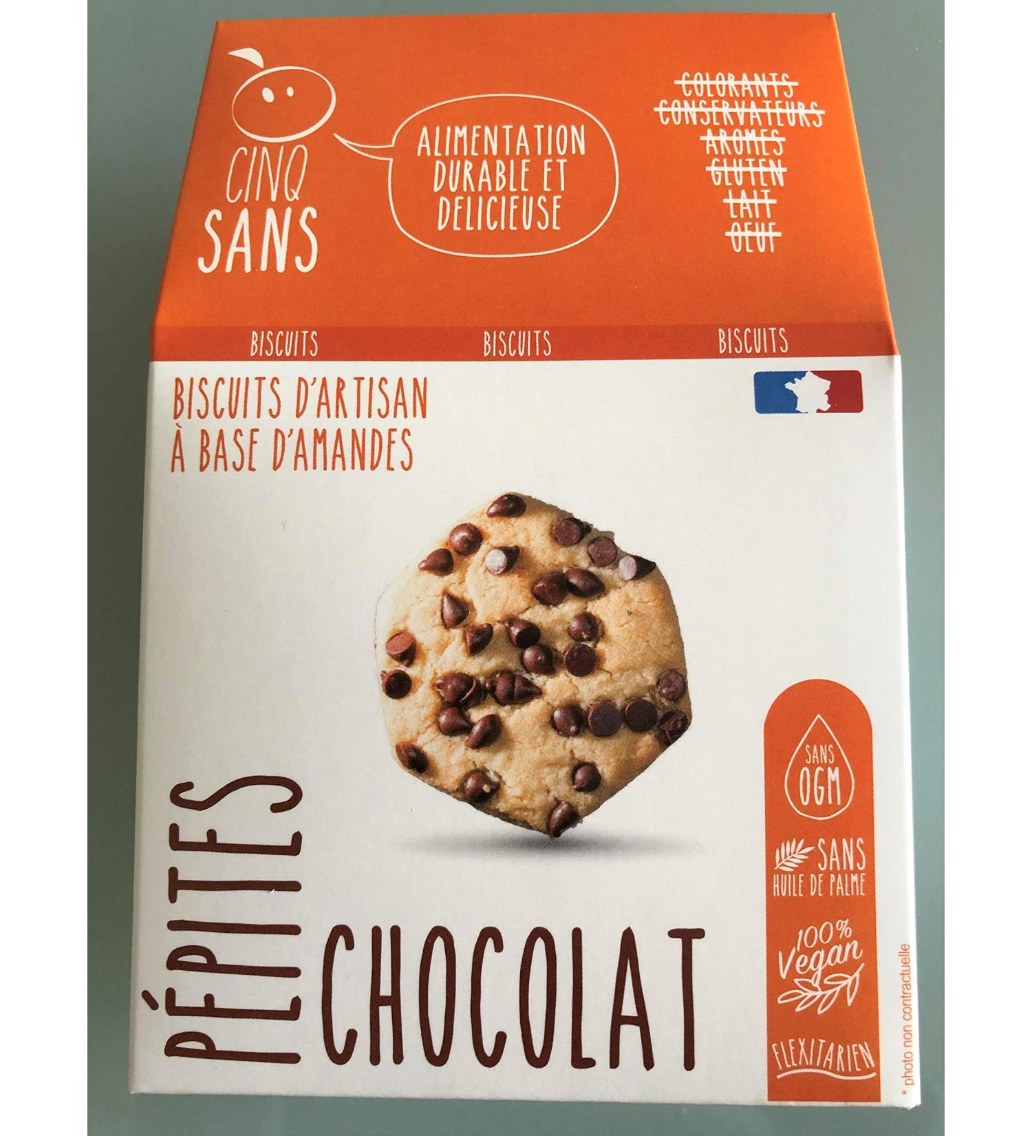 Sweet Biscuit Chocolate Chips 100g / FIVE WITHOUT / ORGANIC Healthy Gluten Free - Buy Online on GoSupps.com