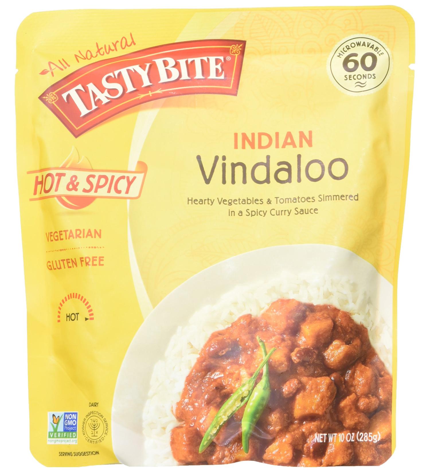 Tasty Bite Vindaloo Curry - Heat & Eat Indian Entrأ©e, 10oz | Authentic Flavor - Buy Online on GoSupps.com