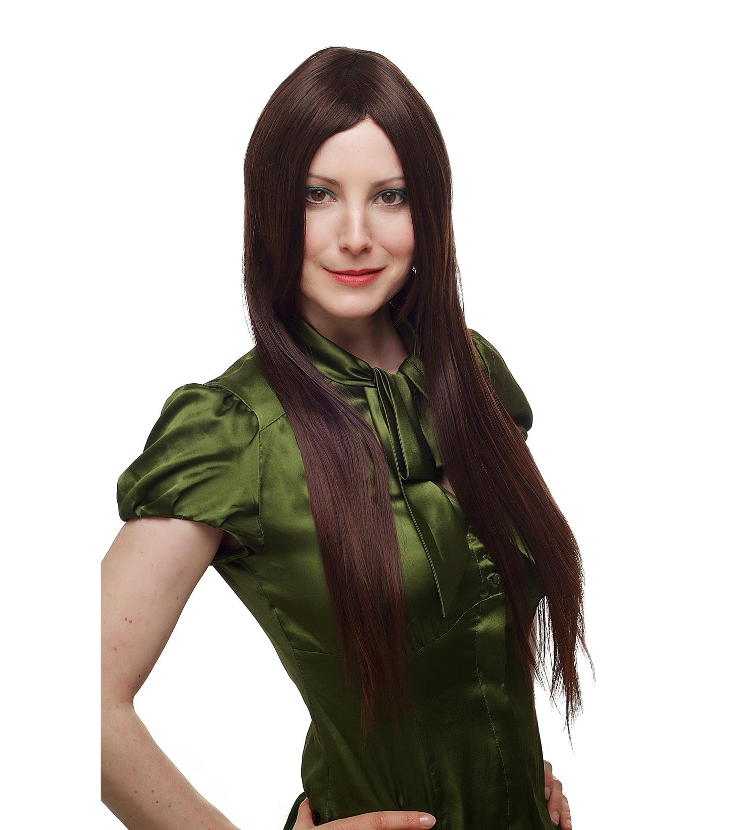 Buy WIG ME UP Lady's Long Straight Wig with Middle Parting - Brown Mix Mahogany H7623-2T33 | International Shipping Available - Buy Online on GoSupps.com