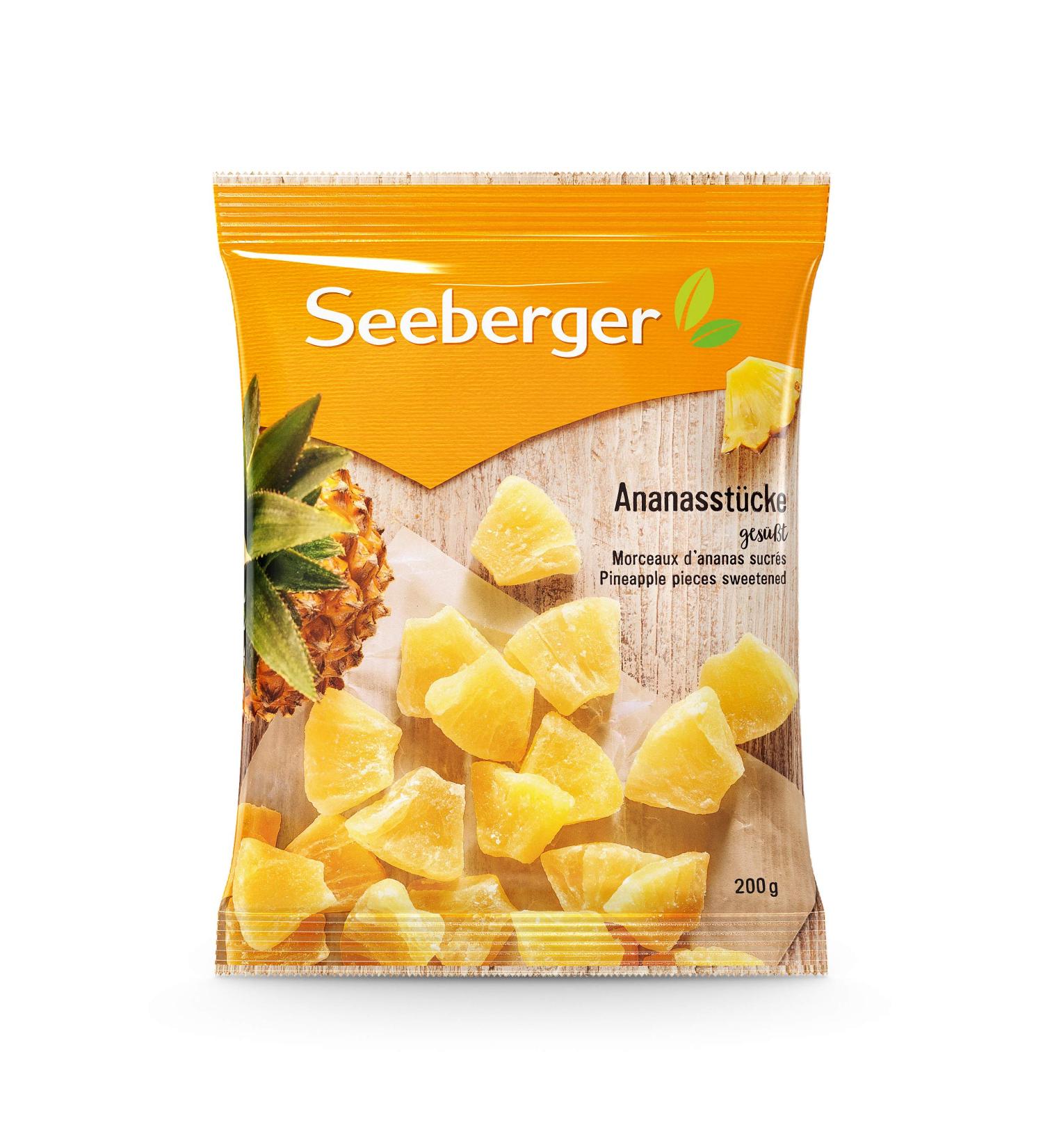 Seeberger Lot de 6 pi ces ananas (6 x 200 g)