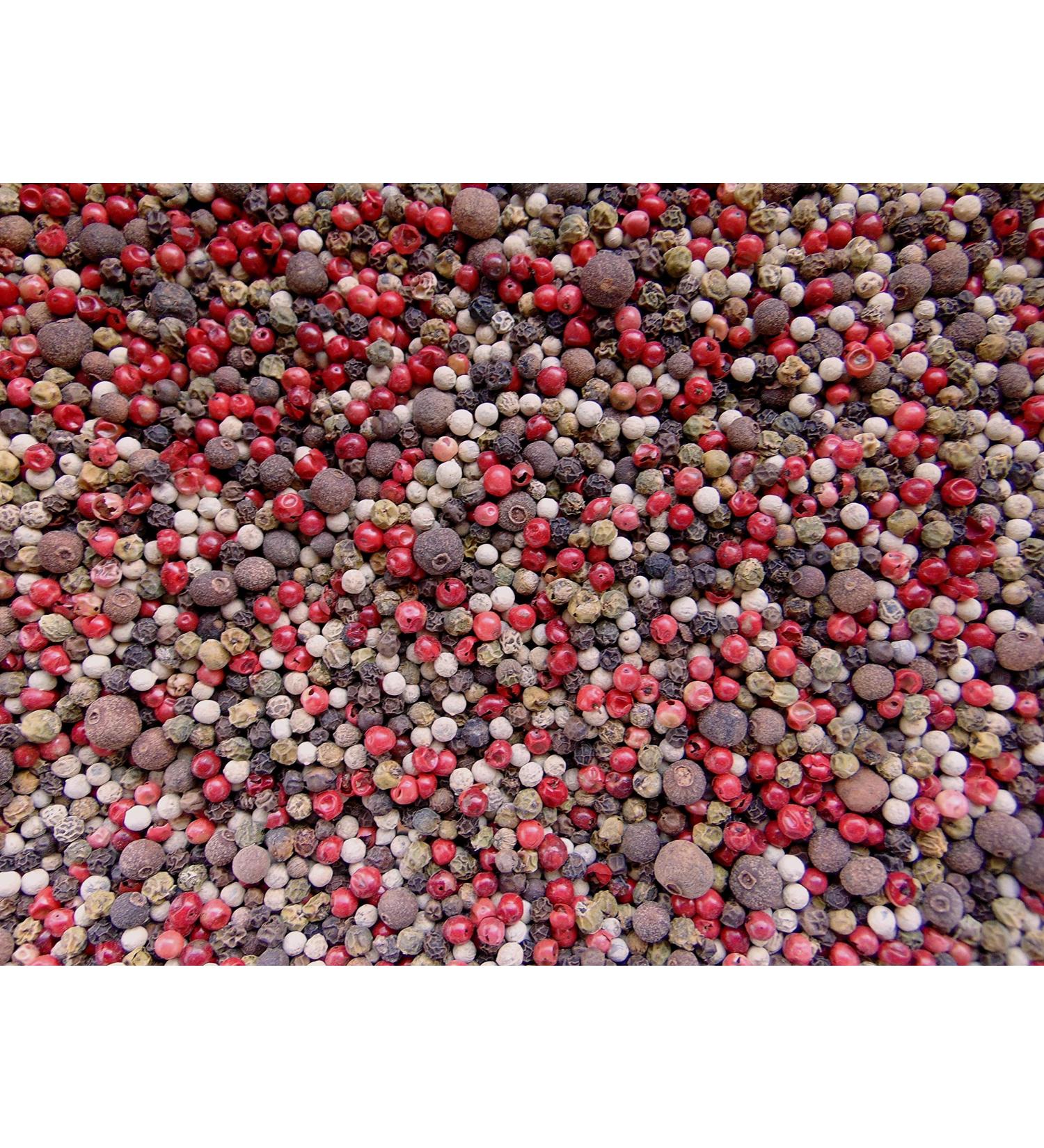 500g x 2 / 5 Berry Pepper with Pink Berries for Pepper Mill Selected Whole Grain Mixture Allspice - Buy Online on GoSupps.com