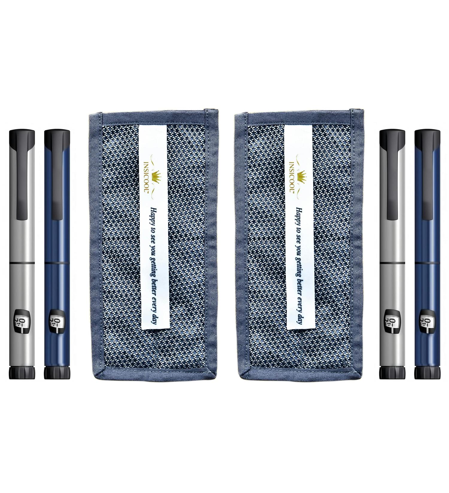 Insicool Cooling Wallet Combo2(Duo+Duo)- Saver Pack | Keeps Insulin Cool for 45+ Hours | No Refrigeration Required - Buy Online on GoSupps.com