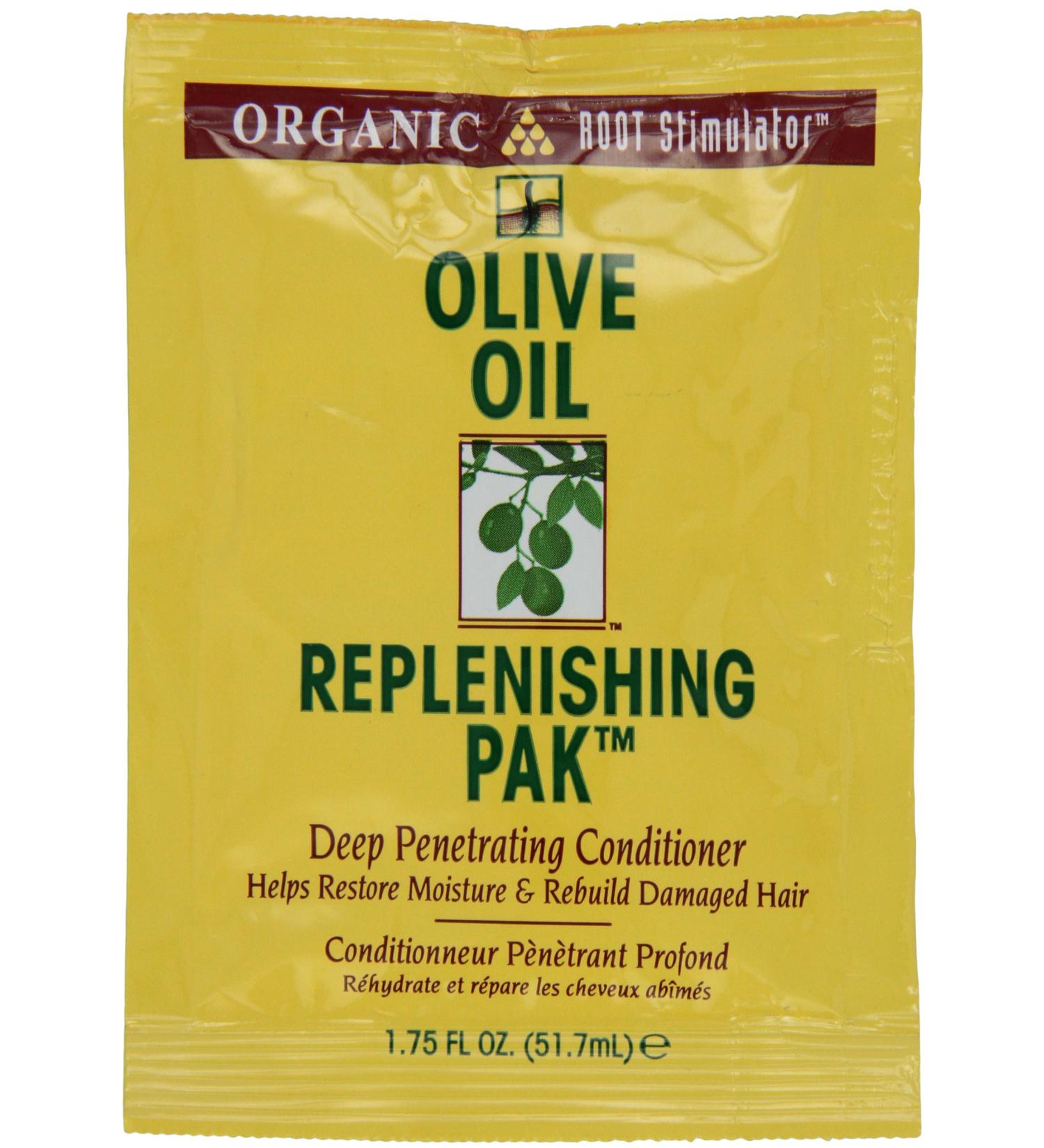 Organic Root Stimulator Olive Oil Replenishing Pack - 1.75oz - Unisex - Buy Online on GoSupps.com