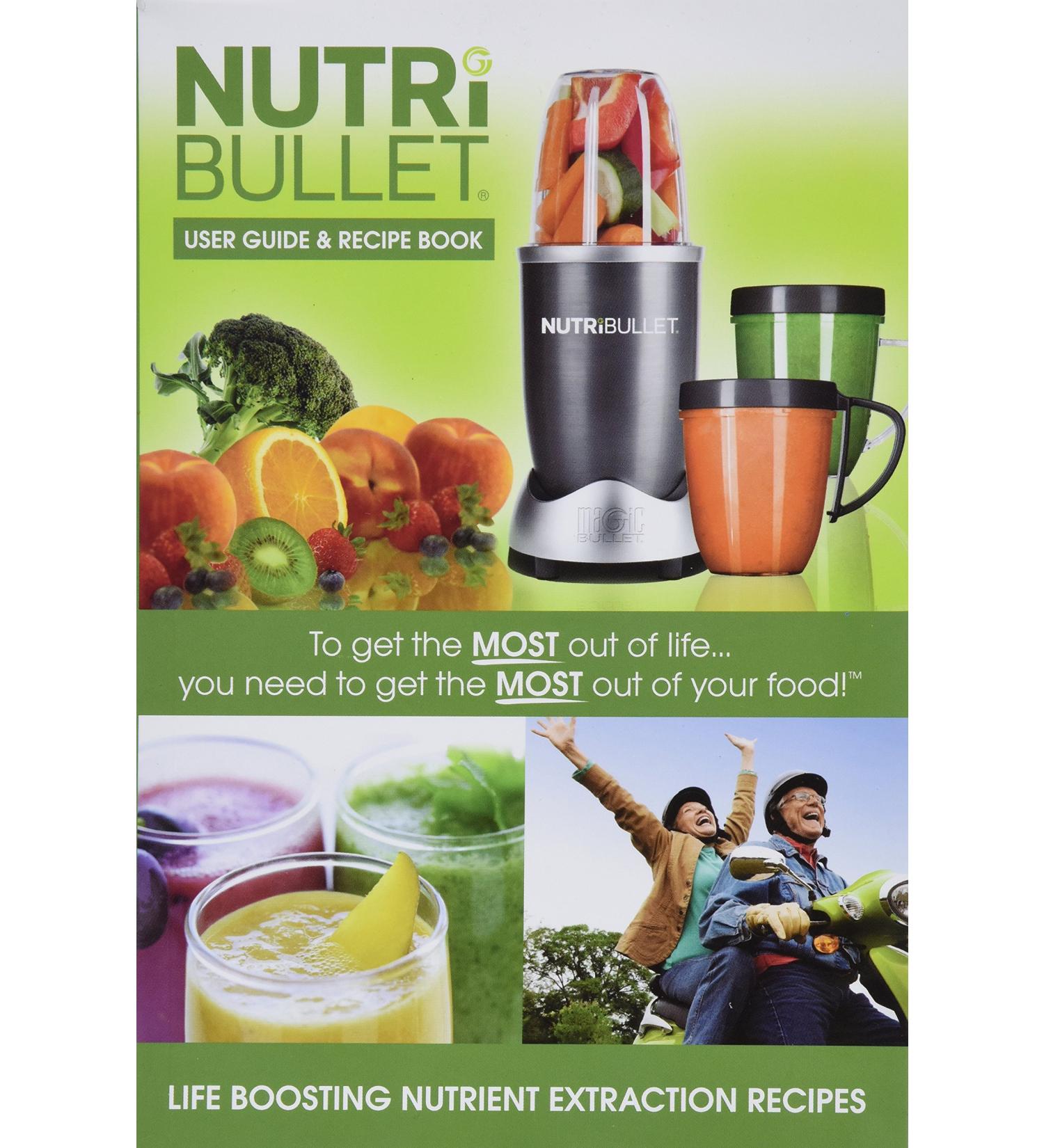 NUTRIBULLET User Guide & Recipe Book with Pocket Nutritionist - Ultimate Health and Wellness Companion - Buy Online on GoSupps.com