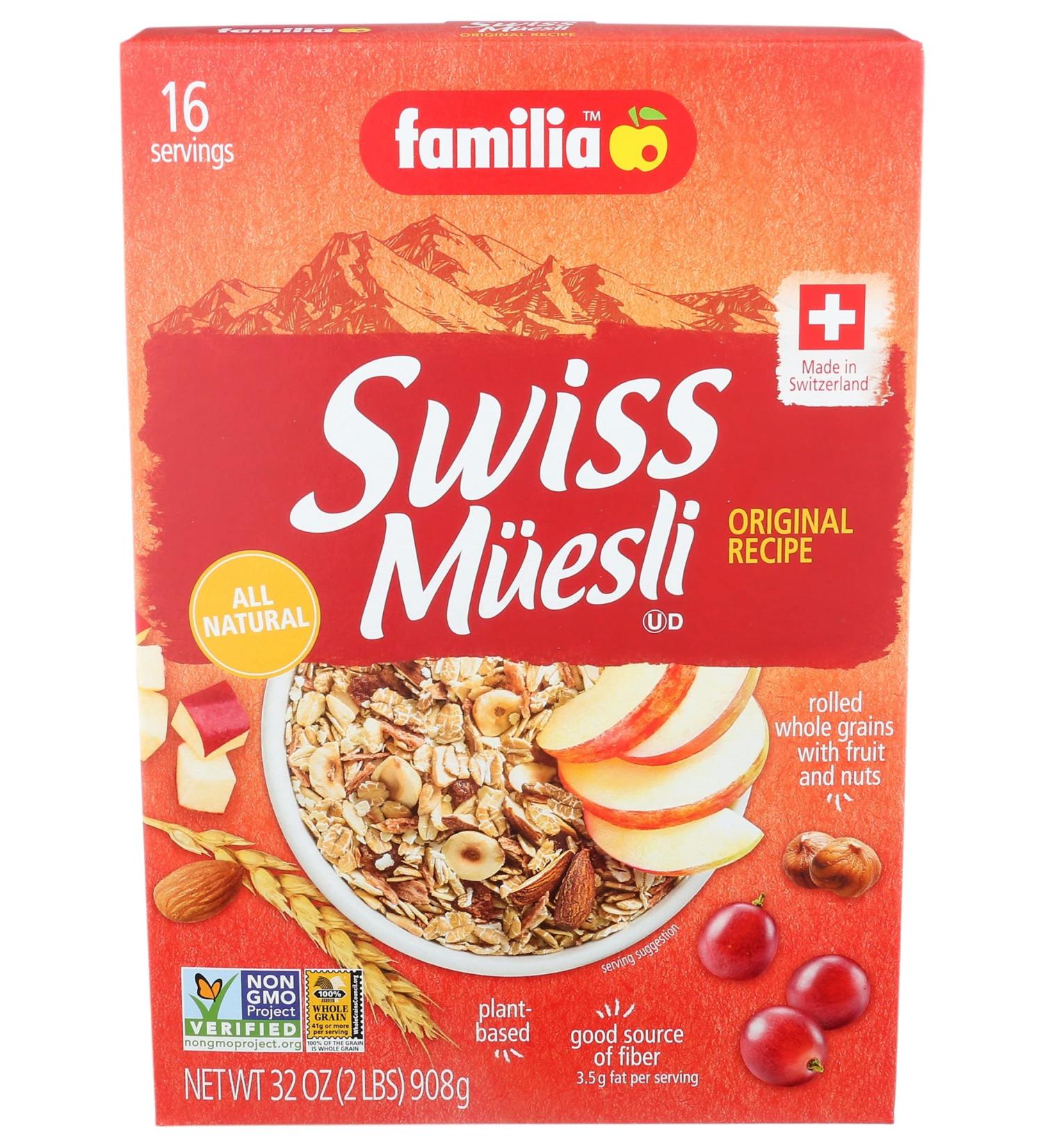 Buy Familia Swiss Muesli Original Recipe - 29 oz (822 g) | Healthy Breakfast Cereal - Buy Online on GoSupps.com