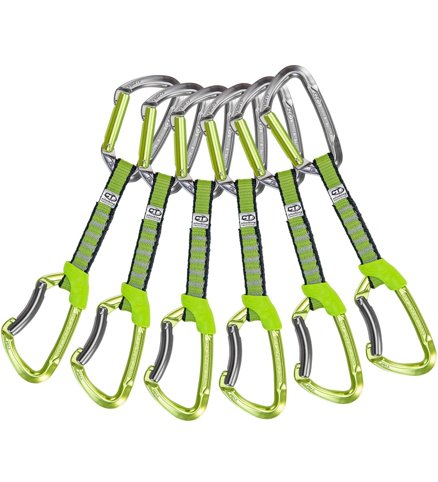 Climbing Technology Lime Set NY - Unisex Adult Climbing Gear | Grey/Green 12 cm - Shop Internationally! - Buy Online on GoSupps.com