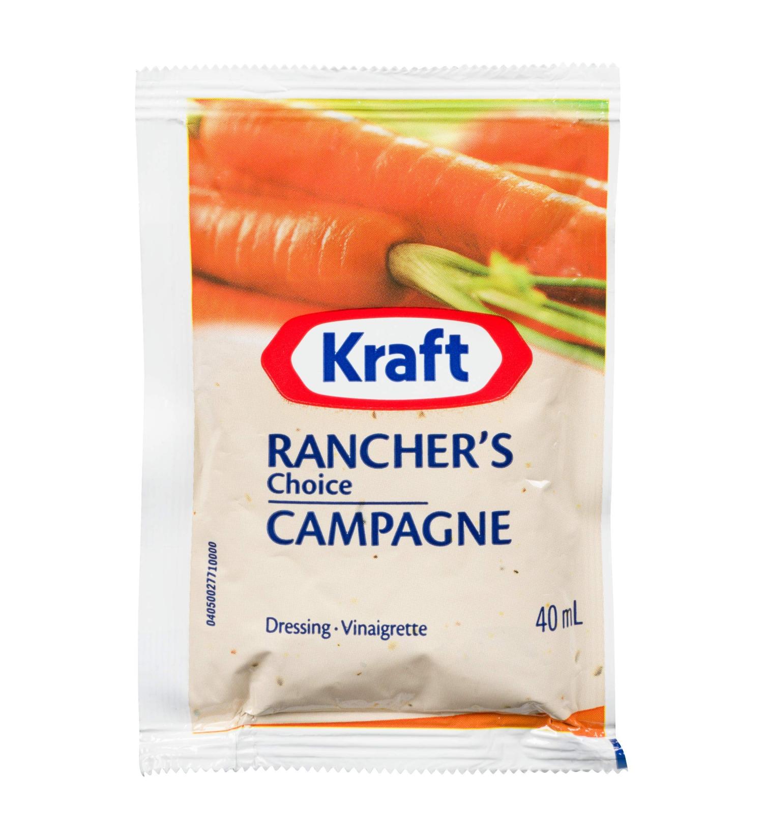 Sachets de Vinaigrette Campagne Kraft 40 ml (Paquet de 100) 40mL Packets - Buy Online on GoSupps.com
