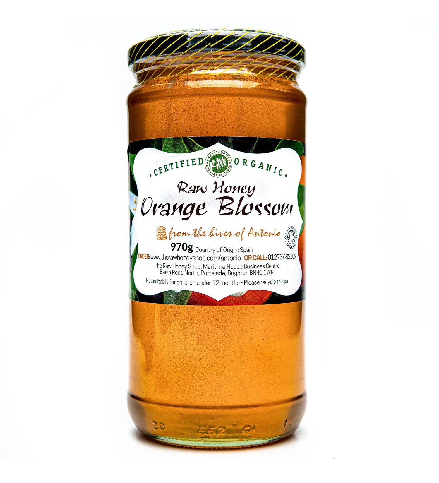 Buy Antonio s Raw Certified Orange Blossom Honey 970g | Premium Cold-Pressed & Unpasteurized Wilderness Honey | Pure & Antibacterial | The Raw Honey Shop - Buy Online on GoSupps.com